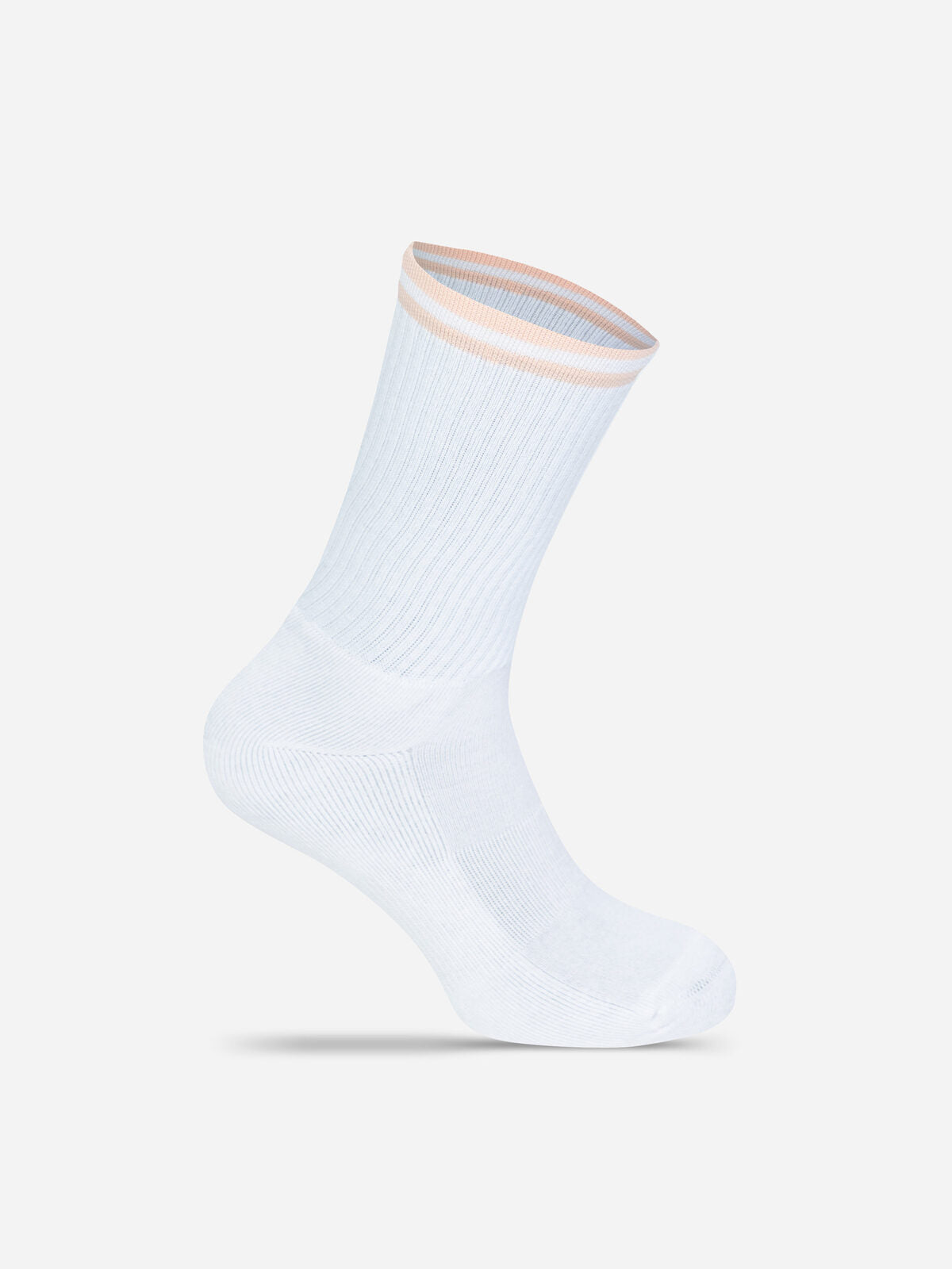 Tennis Socks Premium Unterwäsche / Socken – Mr. Socks – Farbe White/Peach – individuell veredelbar