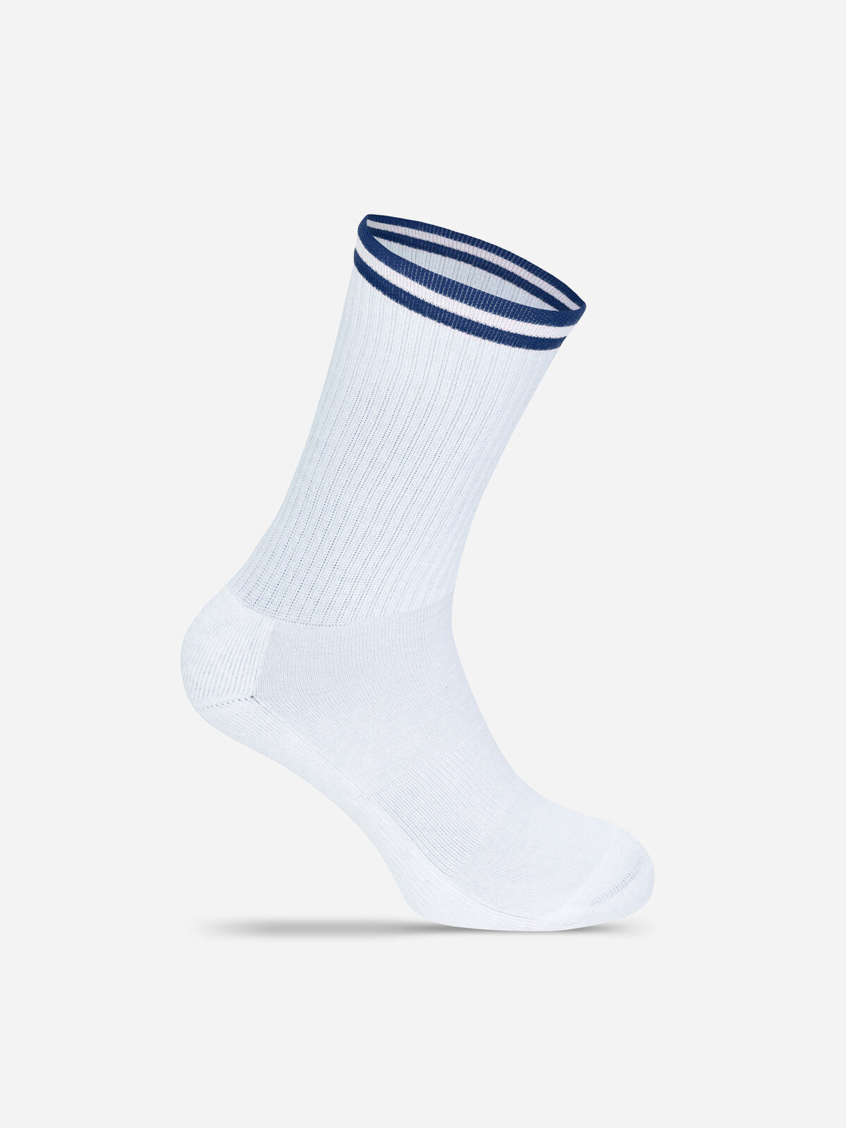 Tennis Socks Premium Unterwäsche / Socken – Mr. Socks – Farbe White/Navy – individuell veredelbar