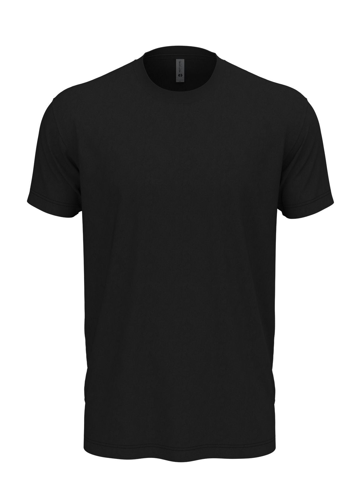 Cotton Unisex T-Shirt – Next Level Apparel – Farbe Schwarz – individuell veredelbar