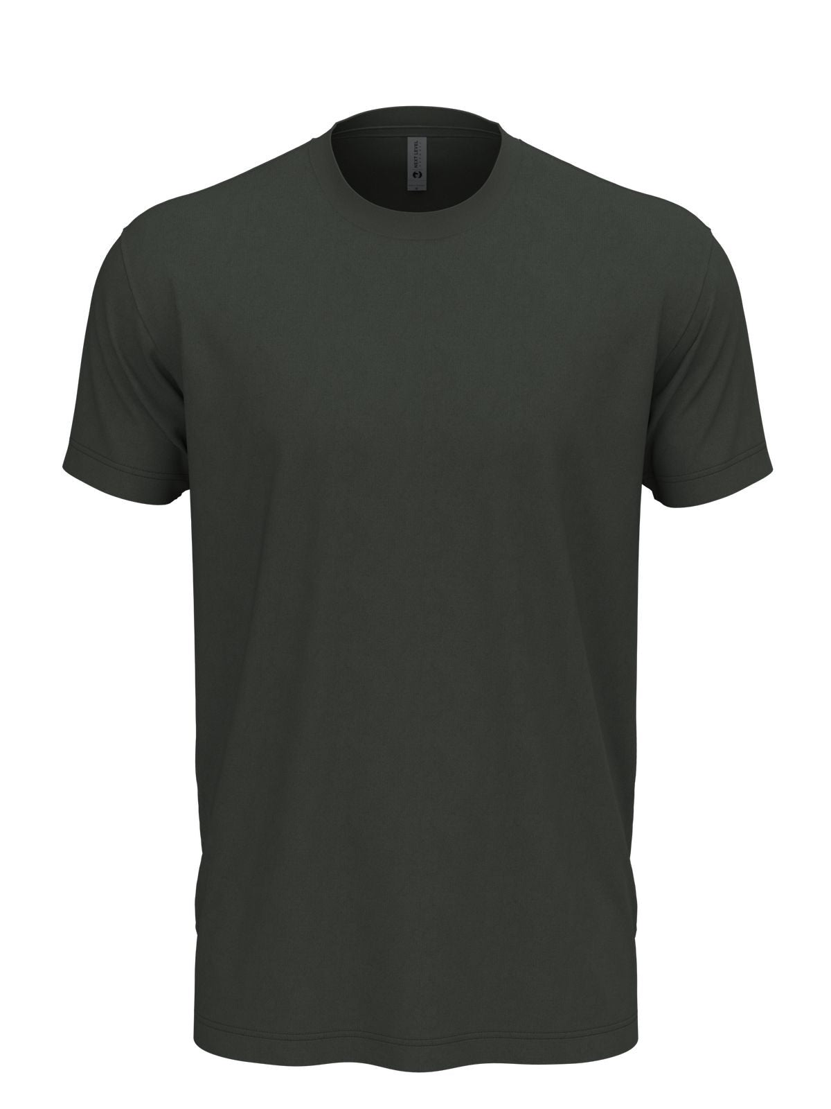 Cotton Unisex T-Shirt – Next Level Apparel – Farbe graphit black – individuell veredelbar