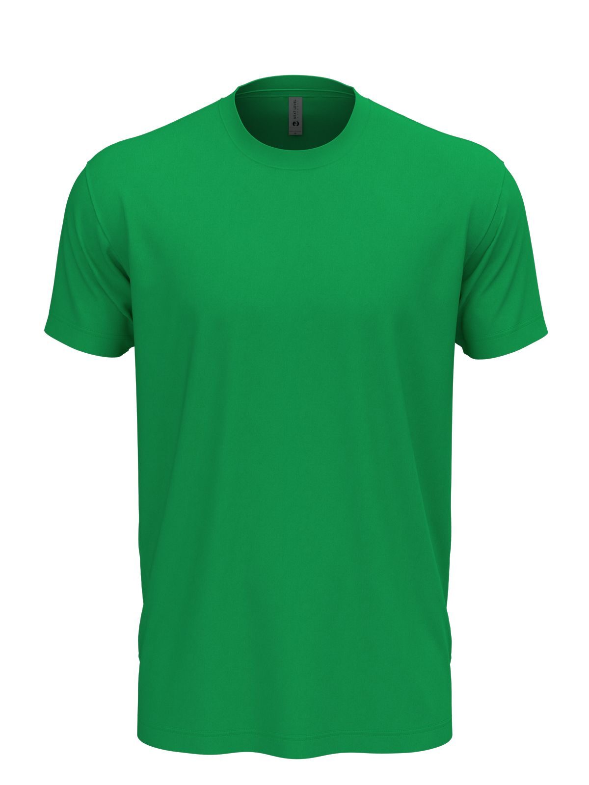 Cotton Unisex T-Shirt – Next Level Apparel – Farbe Kellygrün – individuell veredelbar