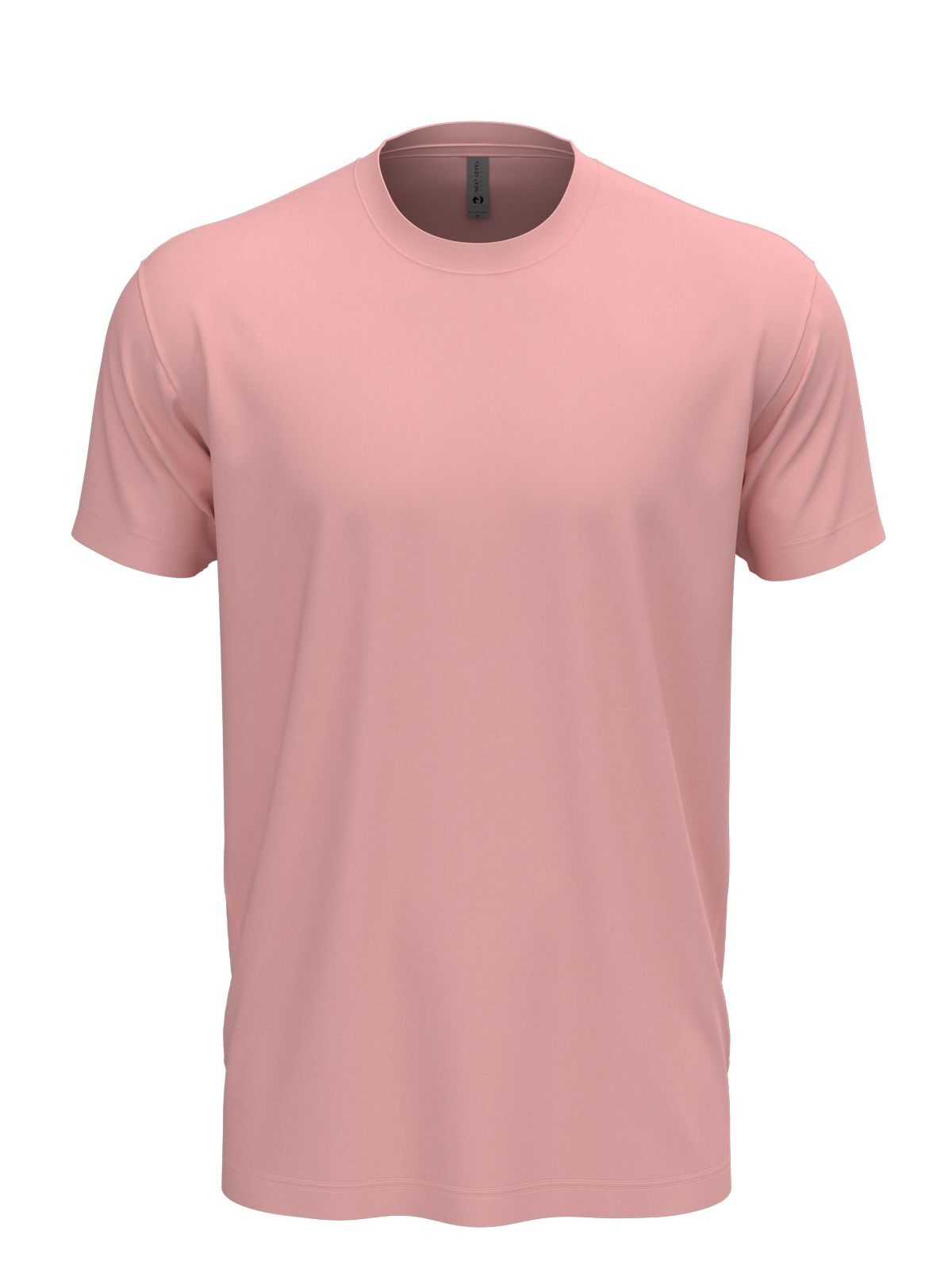 Cotton Unisex T-Shirt – Next Level Apparel – Farbe light pink – individuell veredelbar