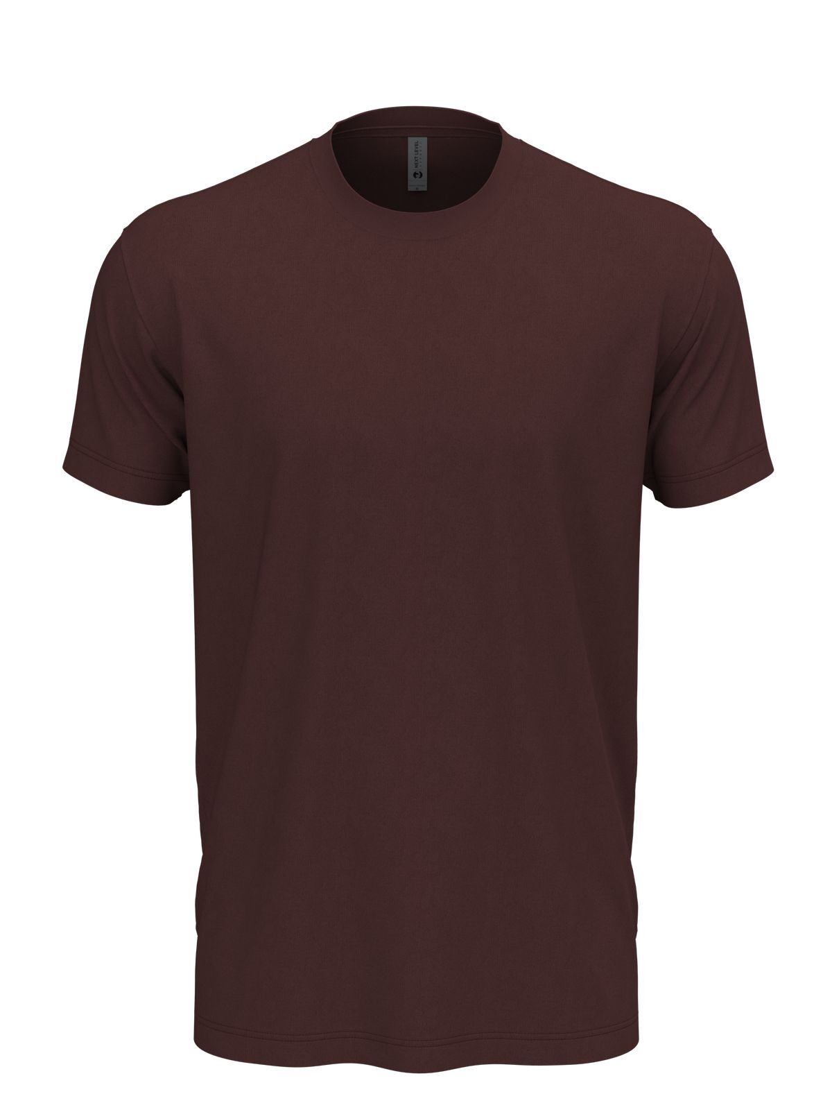 Cotton Unisex T-Shirt – Next Level Apparel – Farbe oxblood – individuell veredelbar