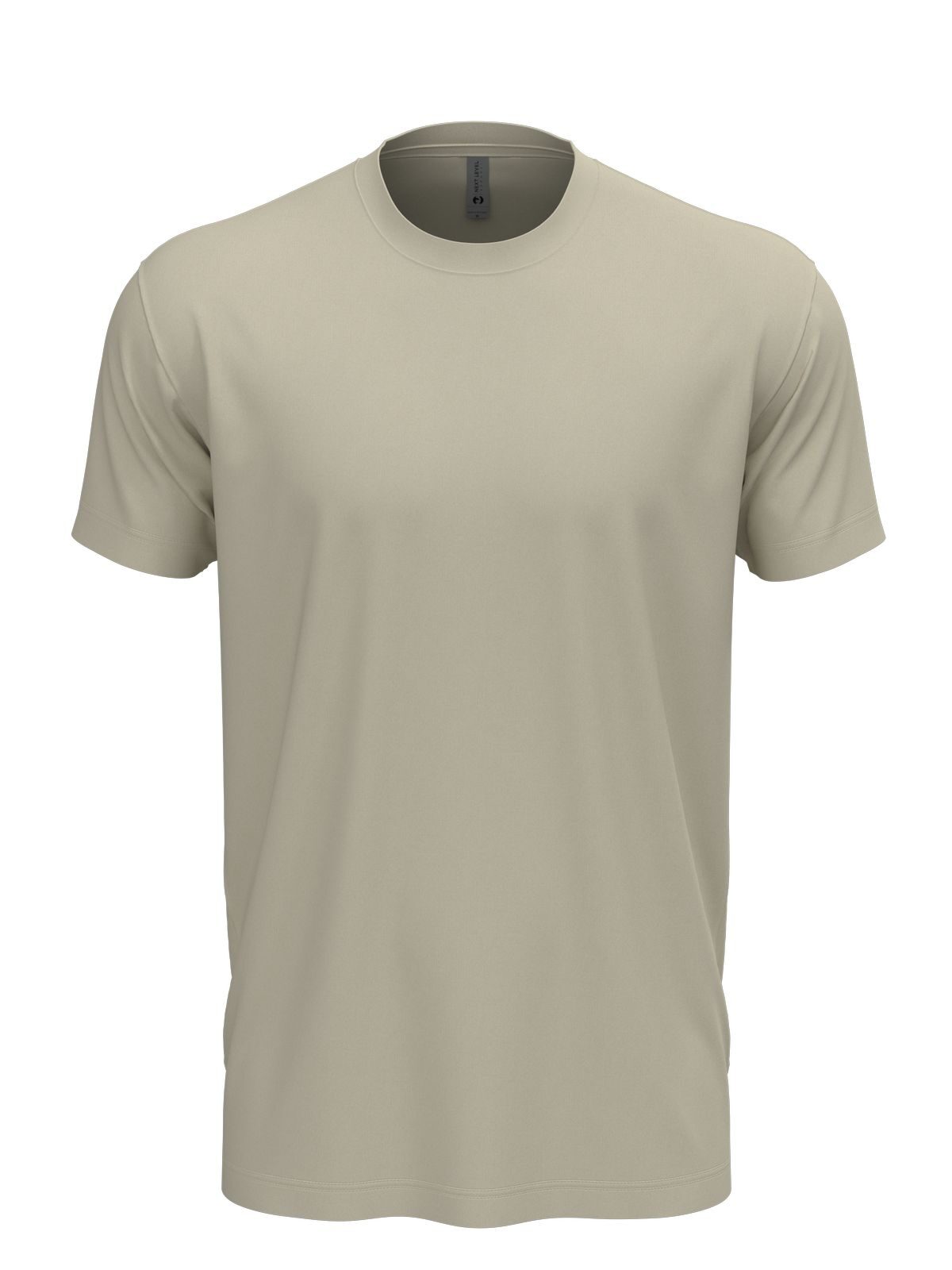 Cotton Unisex T-Shirt – Next Level Apparel – Farbe Sand – individuell veredelbar