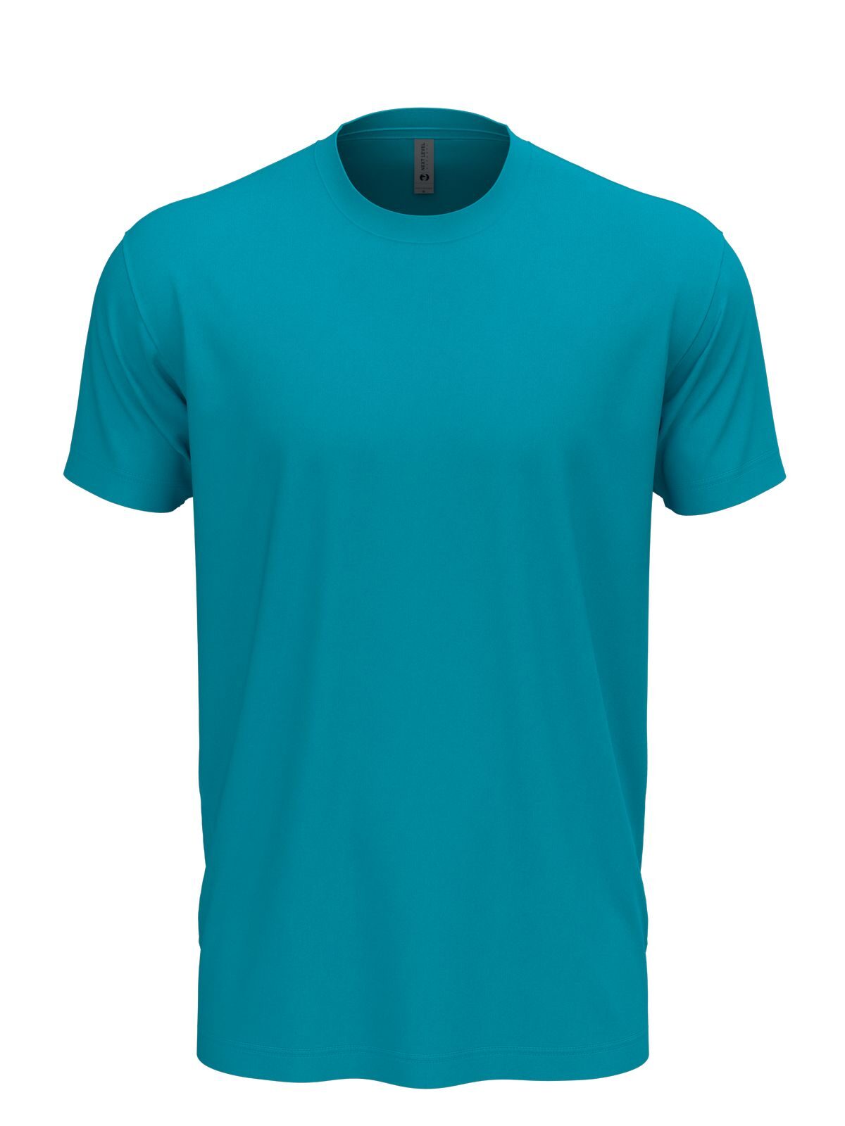 Cotton Unisex T-Shirt – Next Level Apparel – Farbe Türkis – individuell veredelbar