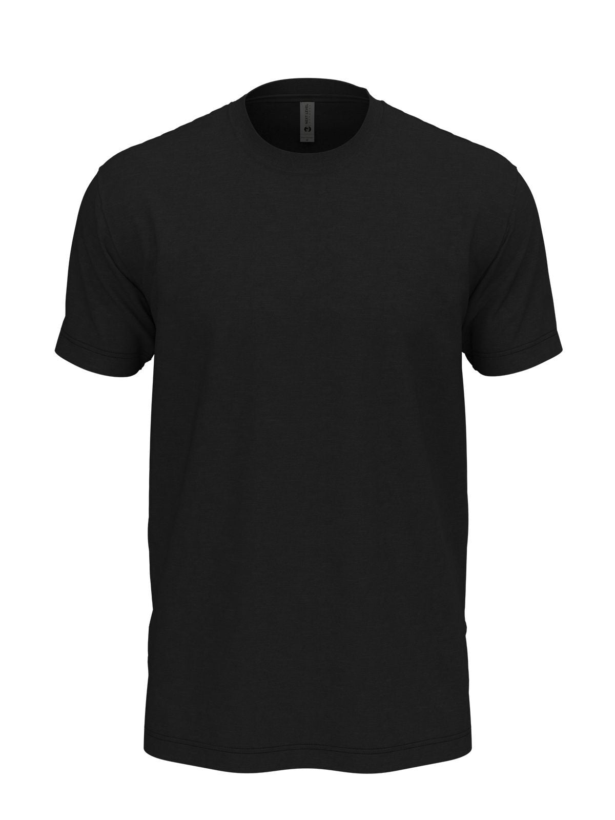 Tri-Blend Unisex T-Shirt – Next Level Apparel – Farbe Schwarz – individuell veredelbar