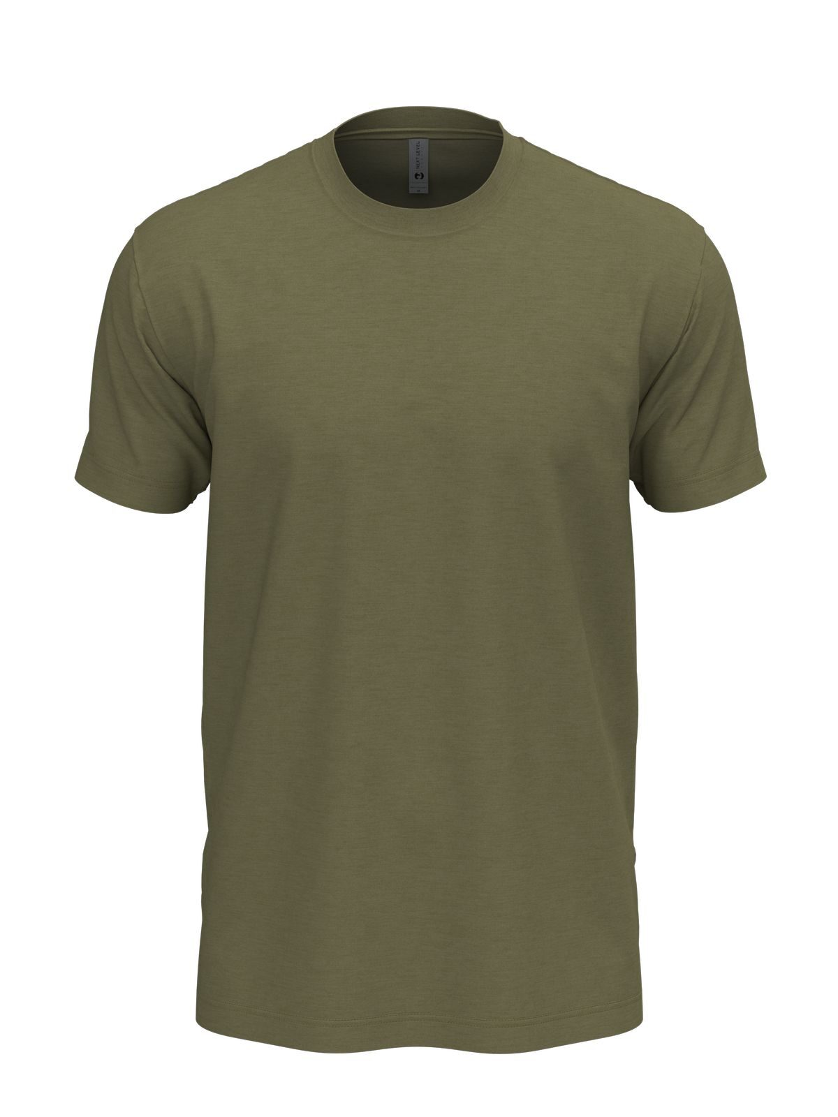 Tri-Blend Unisex T-Shirt – Next Level Apparel – Farbe military green – individuell veredelbar