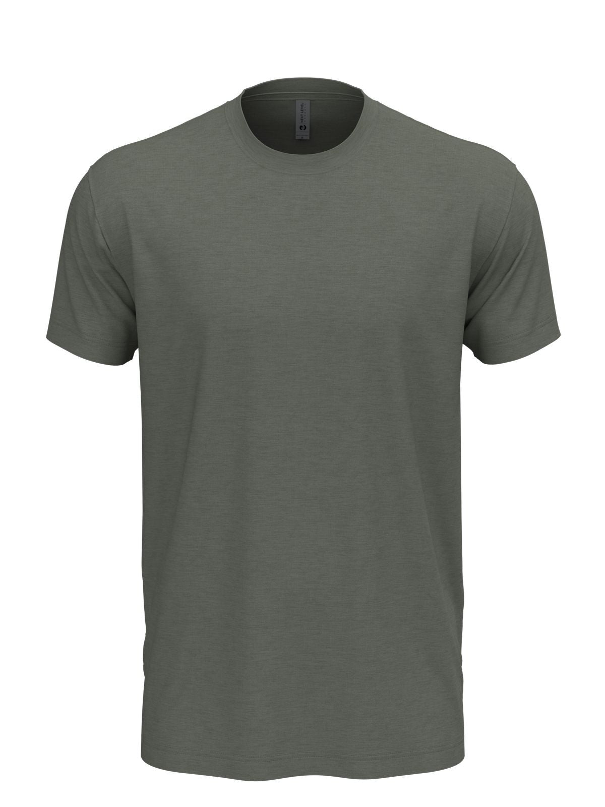 CVC Unisex T-Shirt – Next Level Apparel – Farbe heather heavy metal – individuell veredelbar