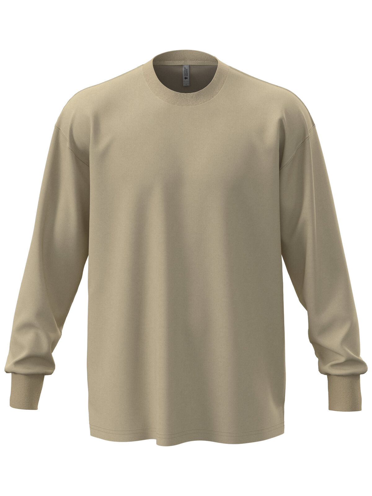 Unisex Heavyweight Long Sleeve Herren Sweatshirt / Hoodie – Next Level Apparel – Farbe tan – individuell veredelbar
