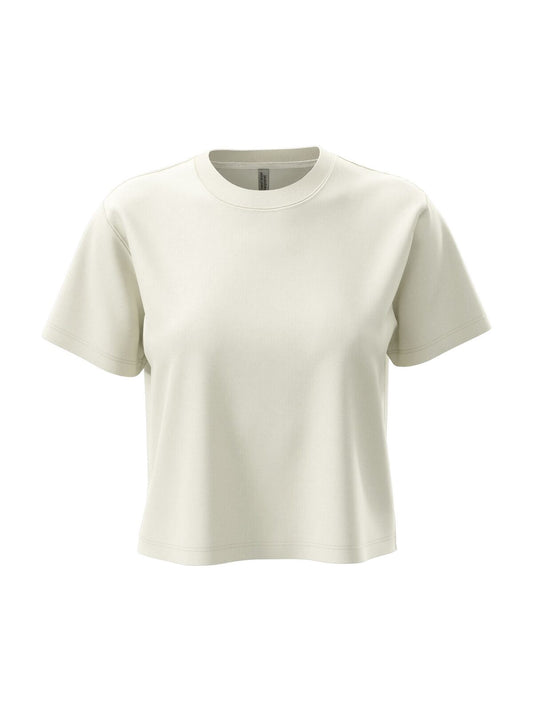 Heavyweight Boxy Damen T-Shirt – Next Level Apparel – Farbe bone – individuell veredelbar