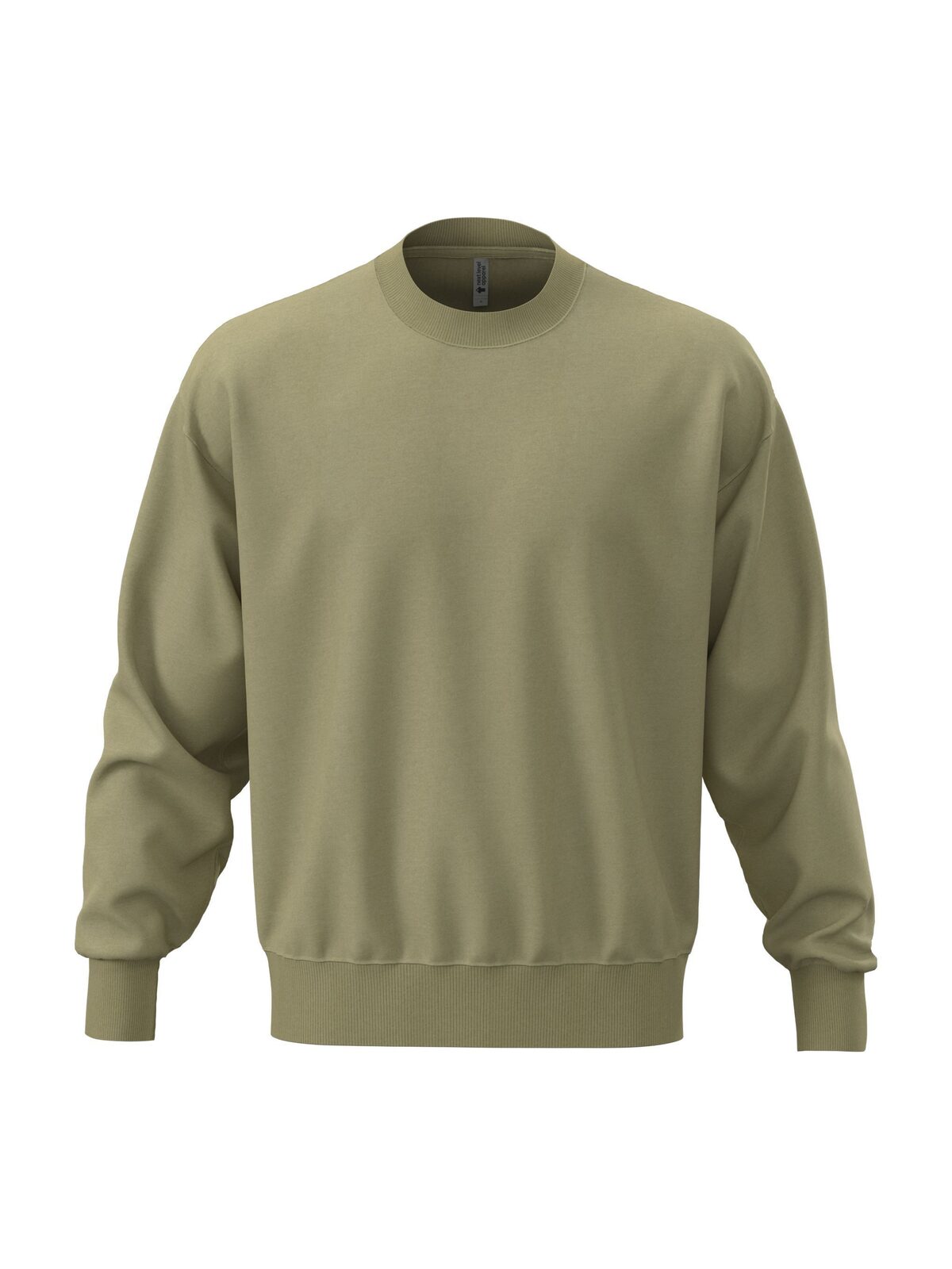 Unisex Heavyweight Sweatshirt Herren Sweatshirt / Hoodie – Next Level Apparel – Farbe light olive – individuell veredelbar