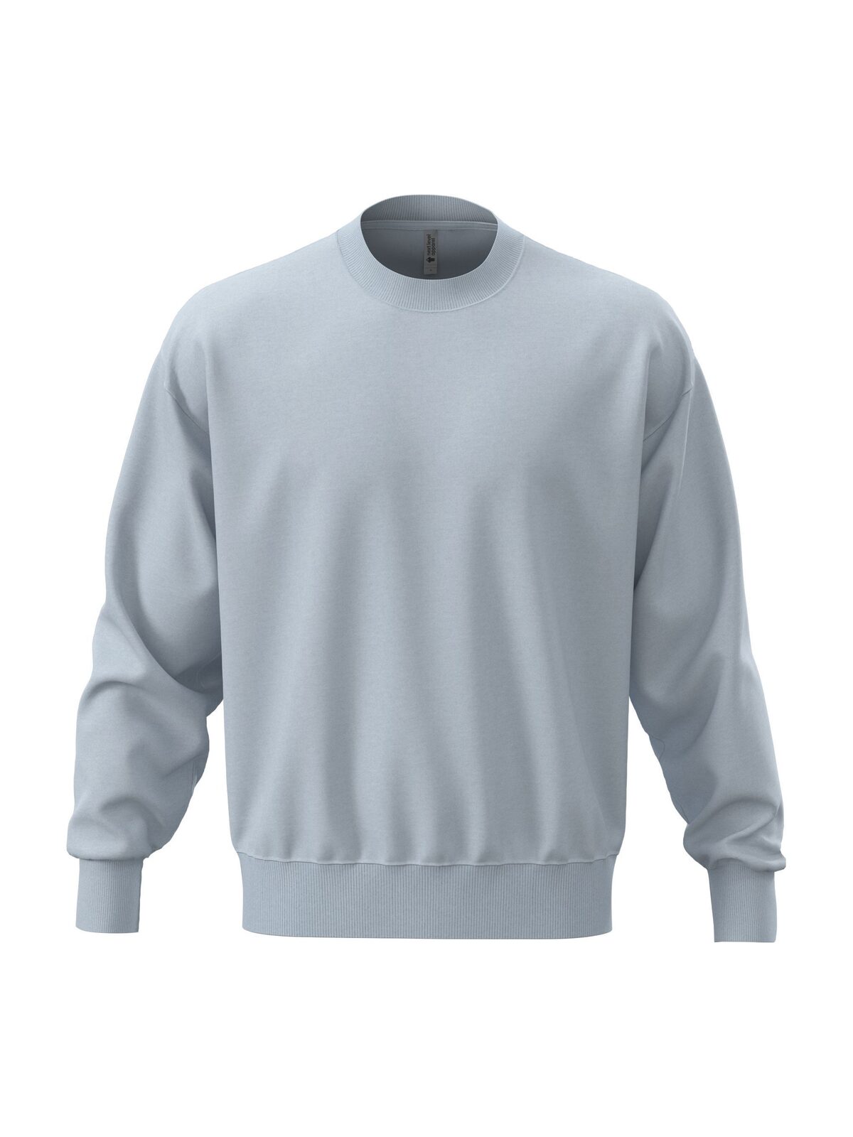 Unisex Heavyweight Sweatshirt Herren Sweatshirt / Hoodie – Next Level Apparel – Farbe stonewash denim – individuell veredelbar