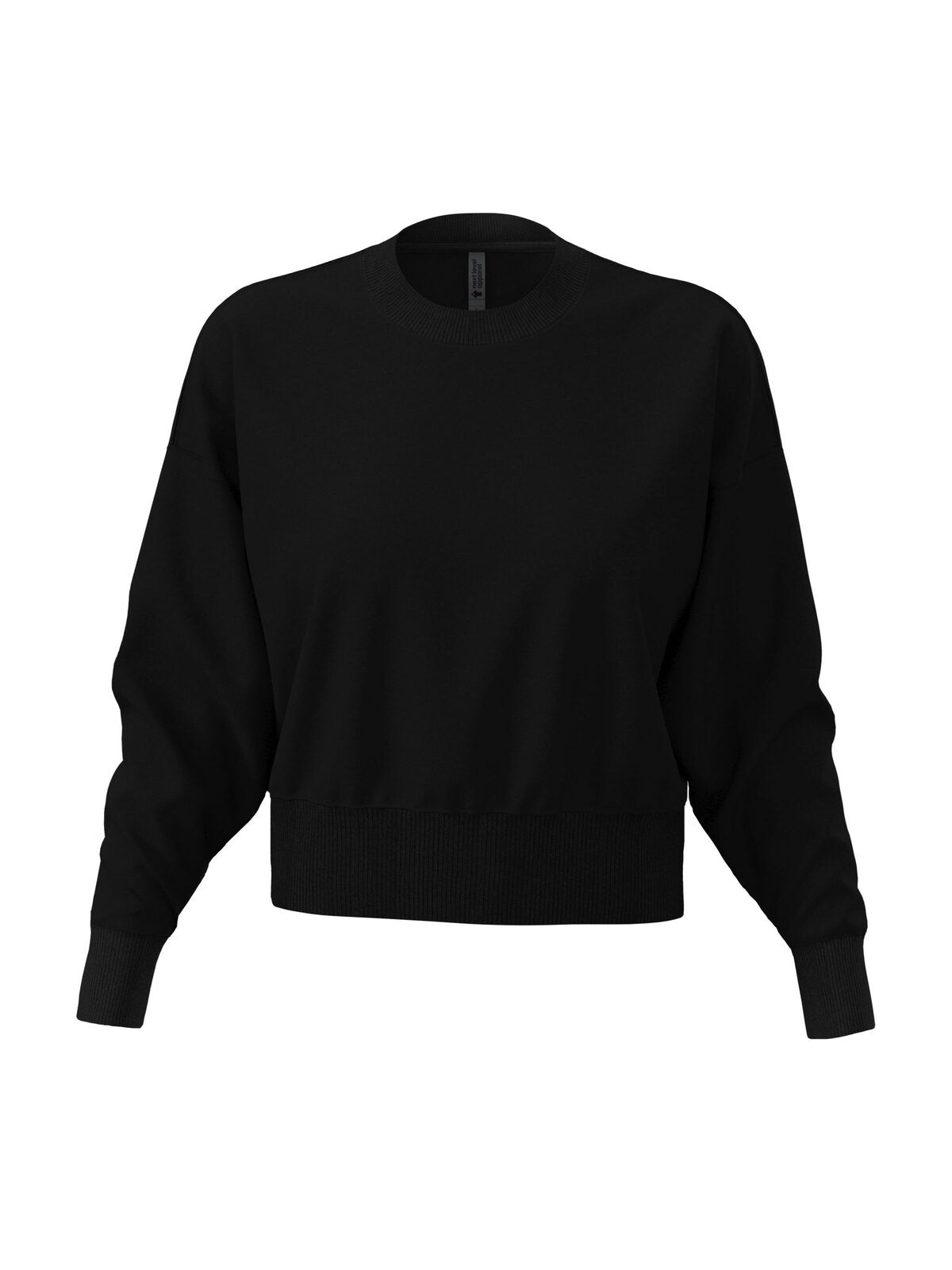 Heavyweight Sweatshirt Damen Sweatshirt / Hoodie – Next Level Apparel – Farbe Schwarz – individuell veredelbar
