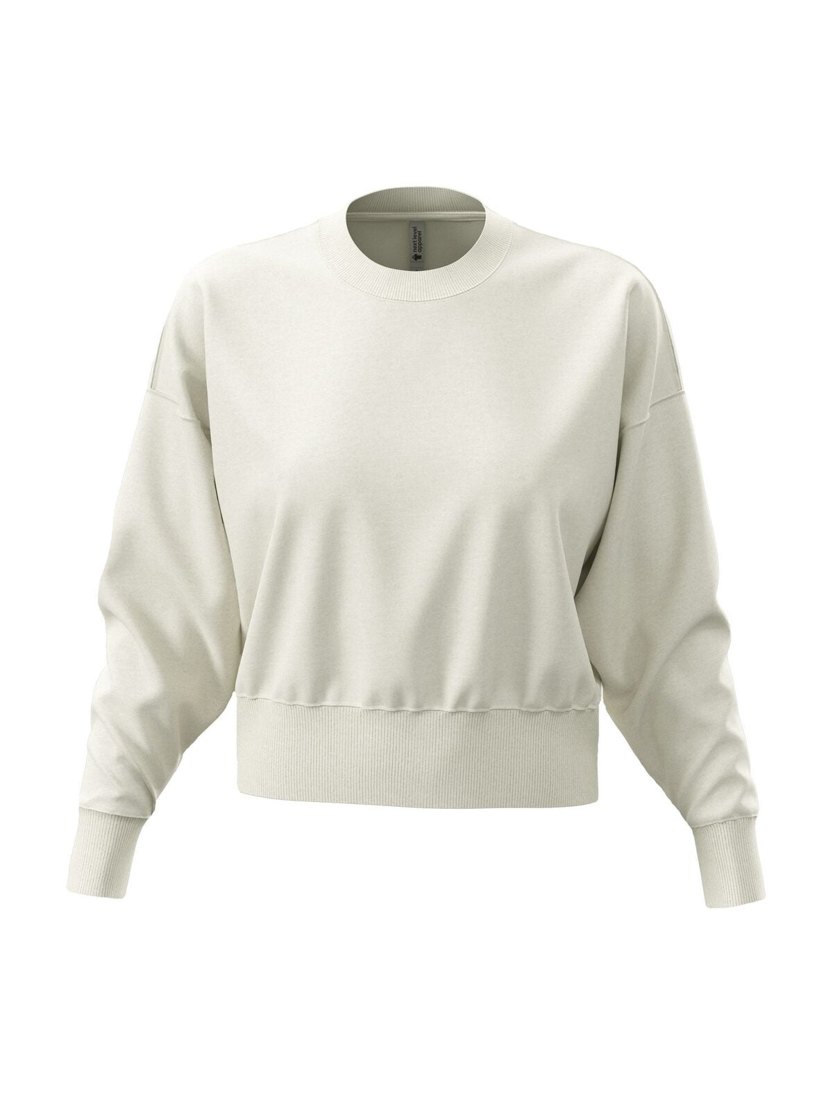 Heavyweight Sweatshirt Damen Sweatshirt / Hoodie – Next Level Apparel – Farbe bone – individuell veredelbar