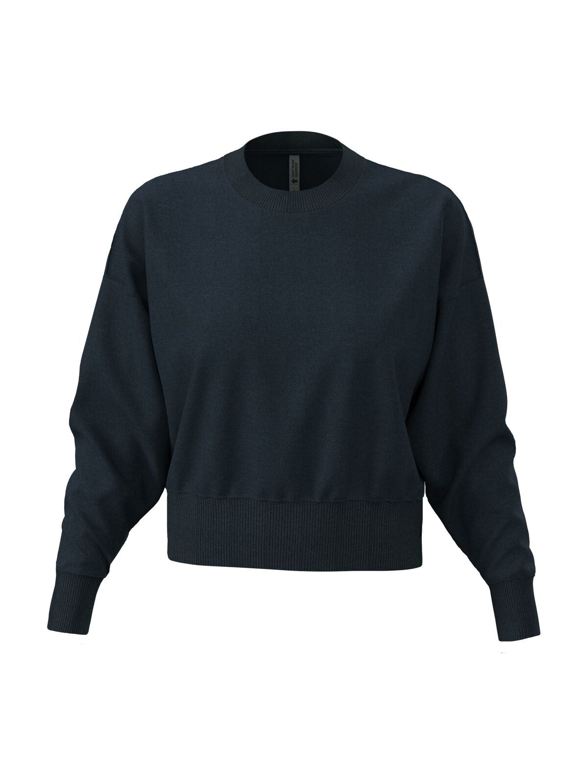 Heavyweight Sweatshirt Damen Sweatshirt / Hoodie – Next Level Apparel – Farbe midnight navy – individuell veredelbar