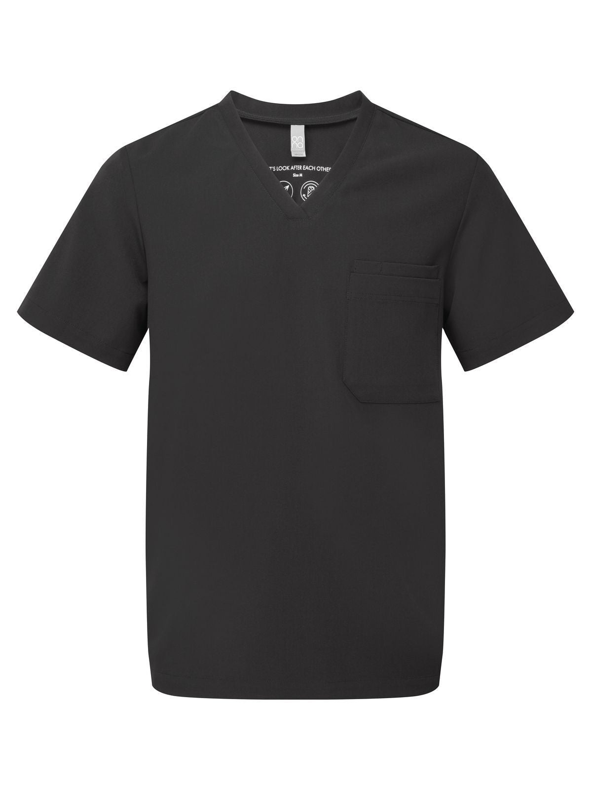 'Limitless' Men's -Stretch Tunic Herren Schürze / Kasack – Onna – Farbe Schwarz – individuell veredelbar
