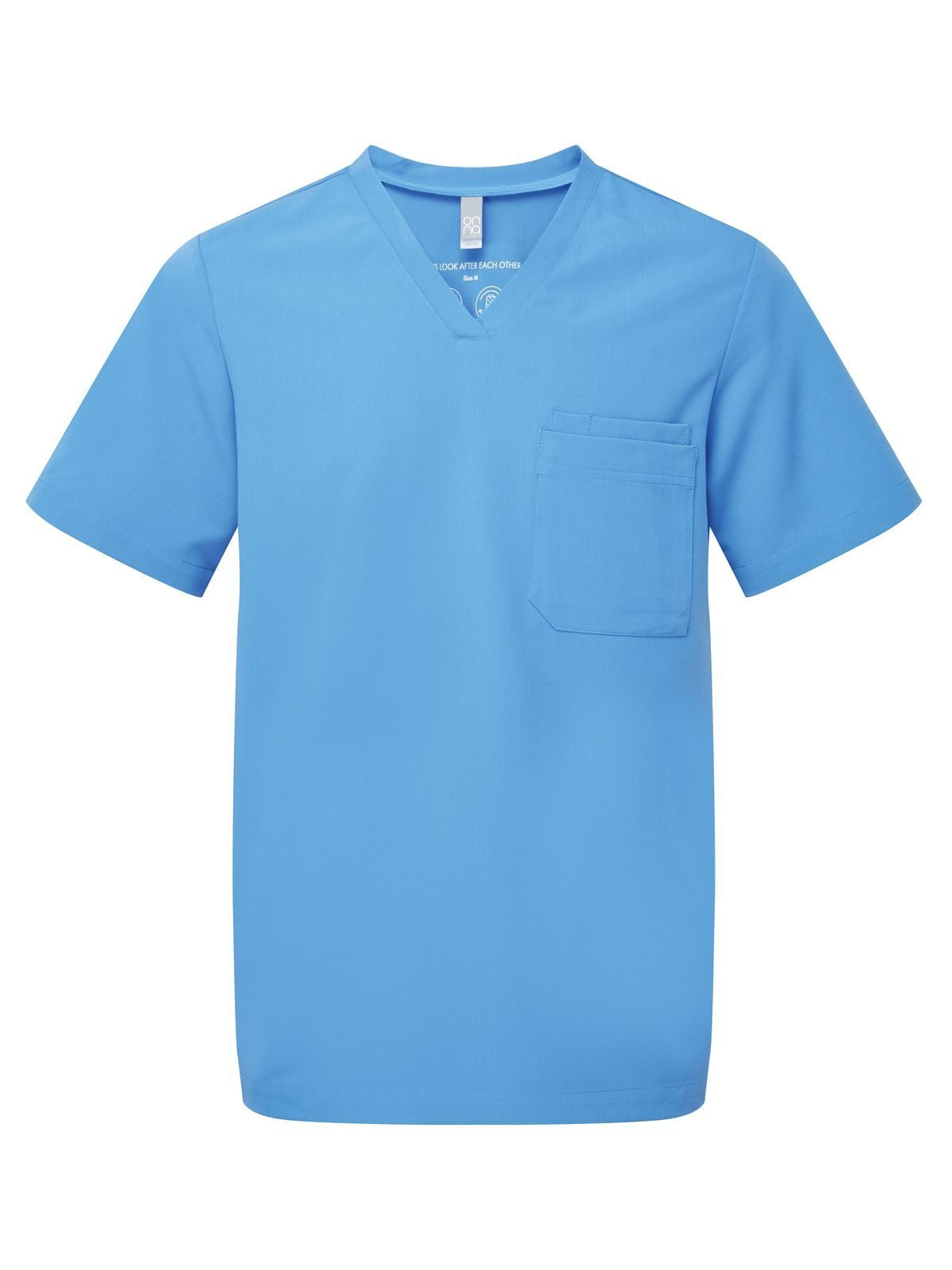 'Limitless' Men's -Stretch Tunic Herren Schürze / Kasack – Onna – Farbe ceil blue – individuell veredelbar