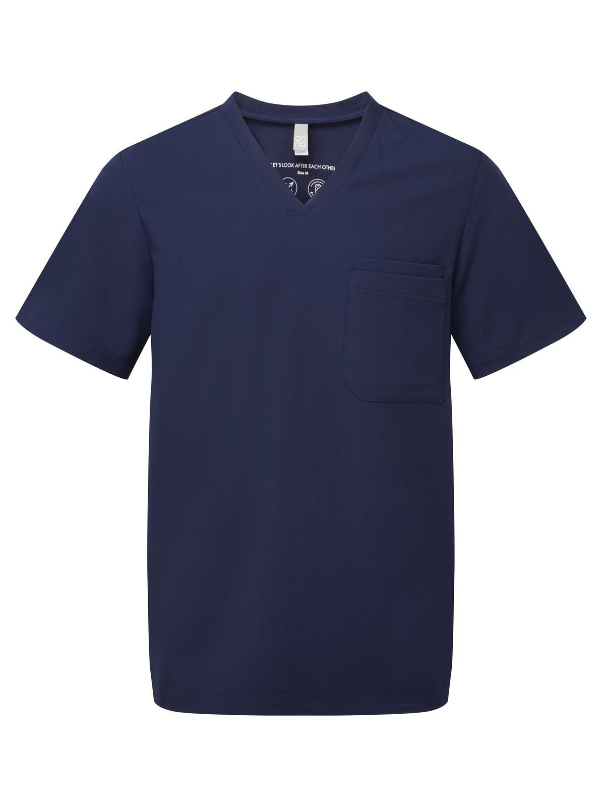 'Limitless' Men's -Stretch Tunic Herren Schürze / Kasack – Onna – Farbe Navy – individuell veredelbar