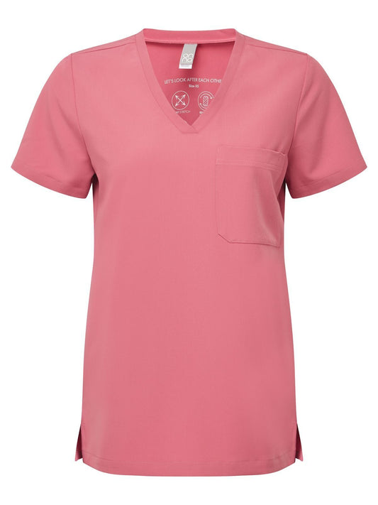 'Limitless' Women's -Stretch Tunic Damen Schürze / Kasack – Onna – Farbe calm pink – individuell veredelbar