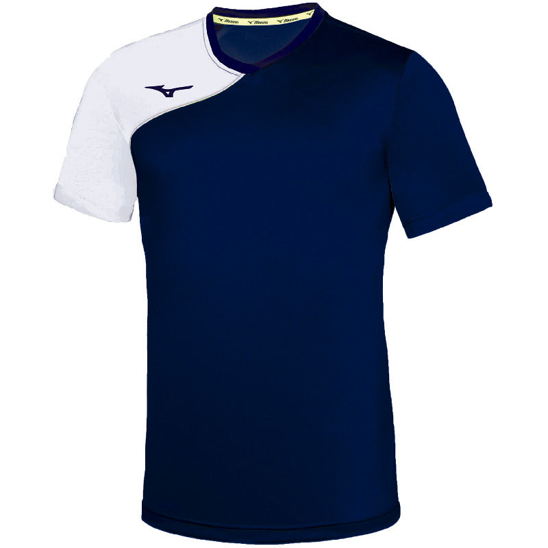 Mizuno Sporttrikot Trad Shukyu – Herren | P2EA7630 – Marineblau/Weiß