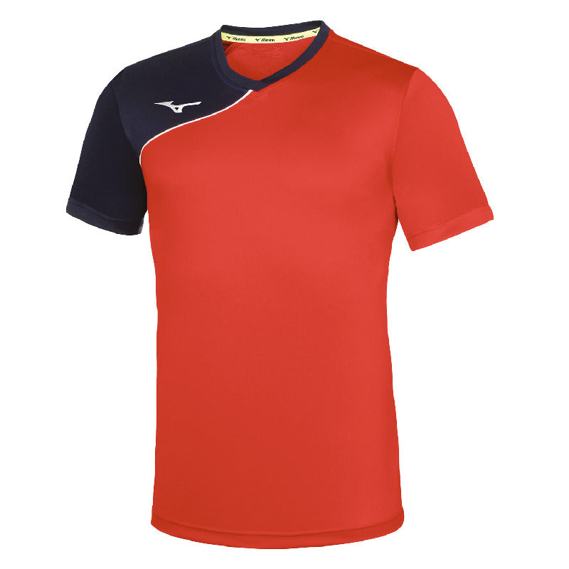 Mizuno Sporttrikot Trad Shukyu – Herren | P2EA7630 – Rot/Marineblau