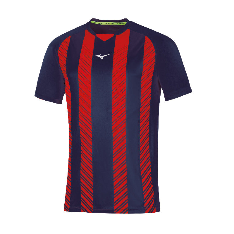 Mizuno Sporttrikot Game Shimizu – Herren | P2EAB560 – Marineblau/Rot