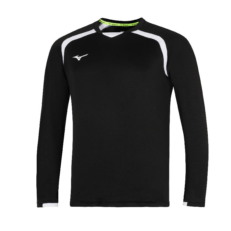 Mizuno Sport-T-Shirt MZNRB LS – Herren | P2EAB585 – Schwarz