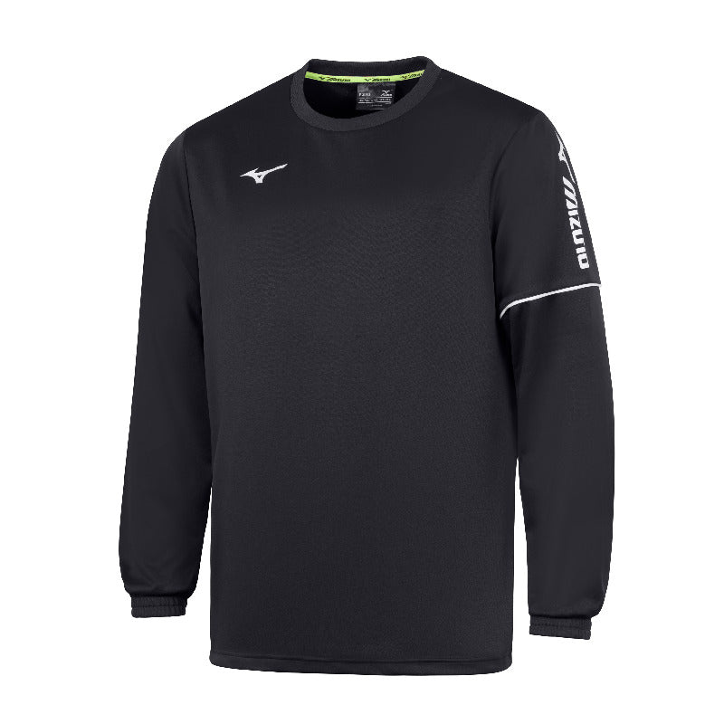 Mizuno Trainingspullover Sendai Round Neck – Herren | P2EC2A40 – Schwarz