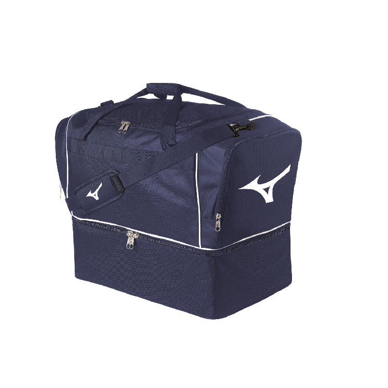 Mizuno Sporttasche Football Small – Unisex | P3EY8W75 – Marineblau/Weiß