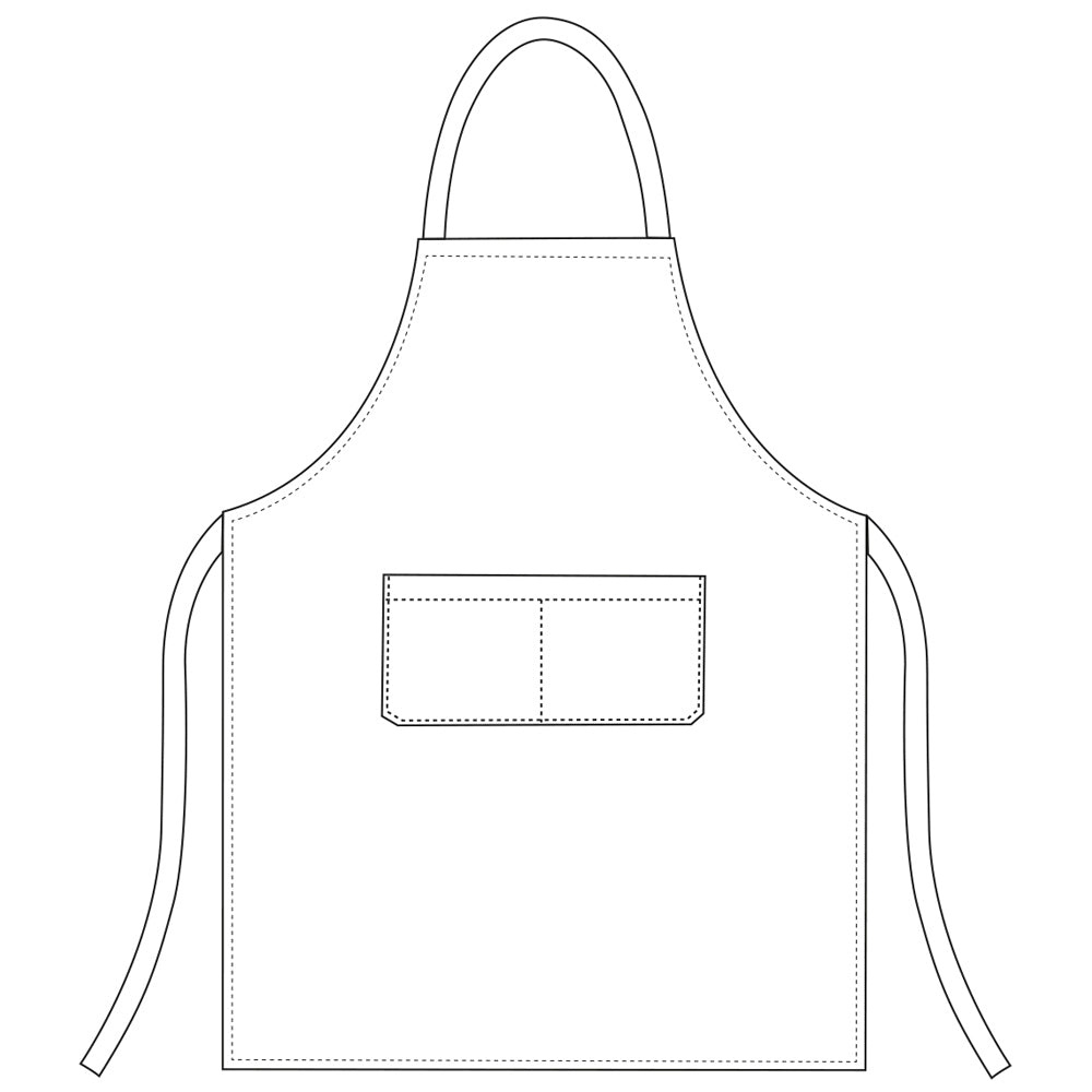 Gastronomie-Schürze Big Apron – Olive green – Bild 2