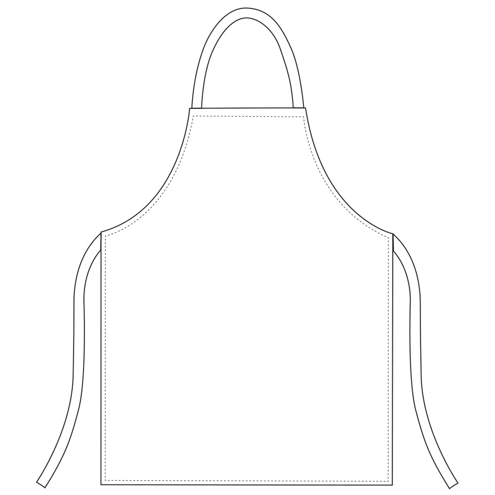 Gastronomie-Schürze Bip Apron No Pocket – Weiß – Bild 2