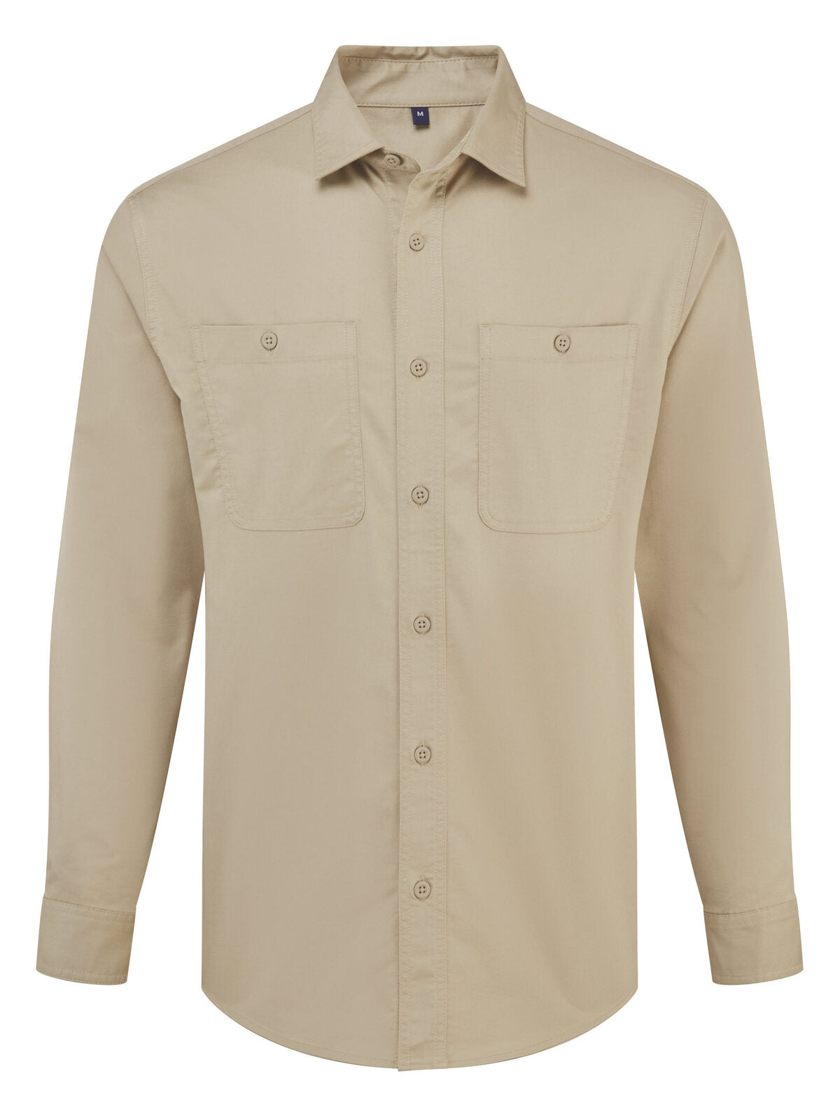 'Utility 2.0' Service Shirt Herren Hemd / Bluse – Premier – Farbe Khaki – individuell veredelbar
