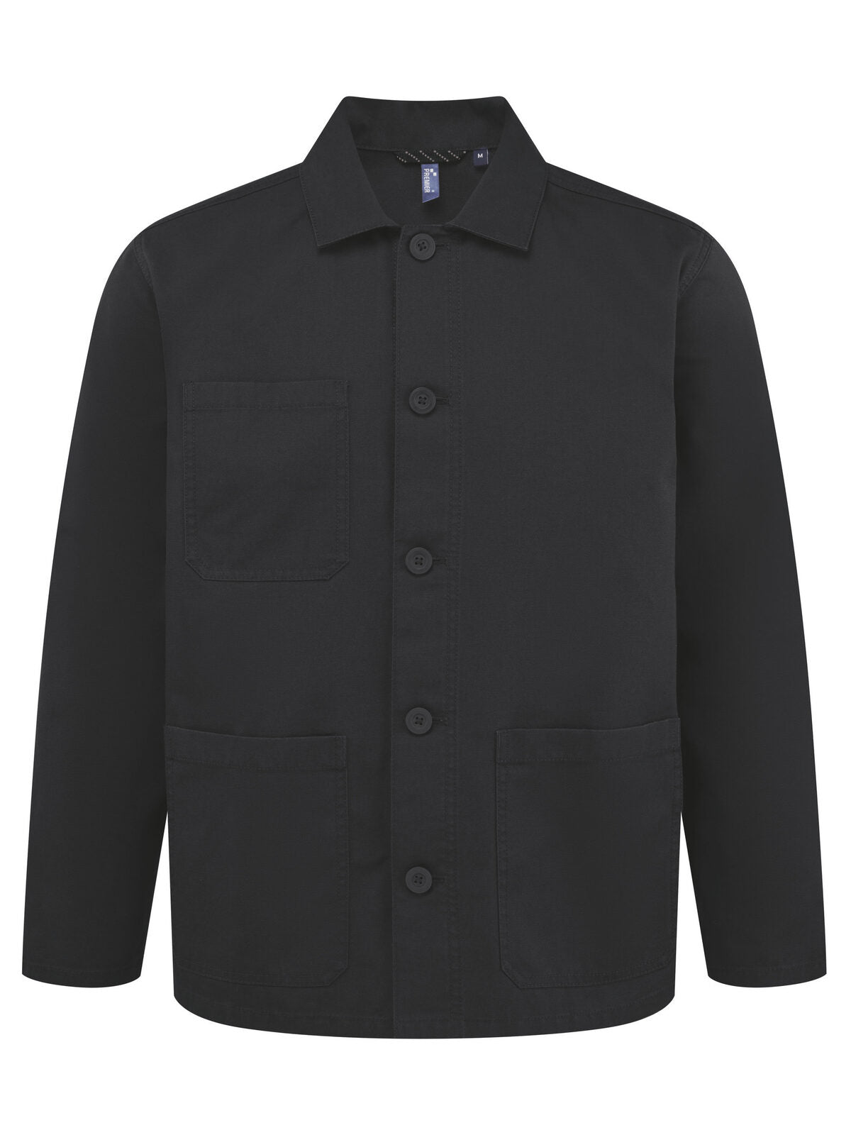 'Utility 2.0' Chore Jacket Unisex – Premier – Farbe Schwarz – individuell veredelbar