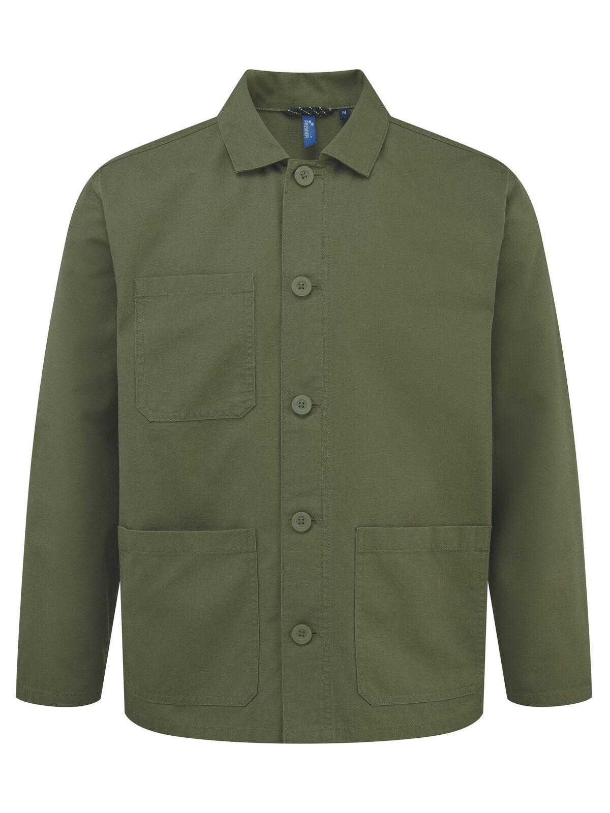 'Utility 2.0' Chore Jacket Unisex – Premier – Farbe Olive – individuell veredelbar
