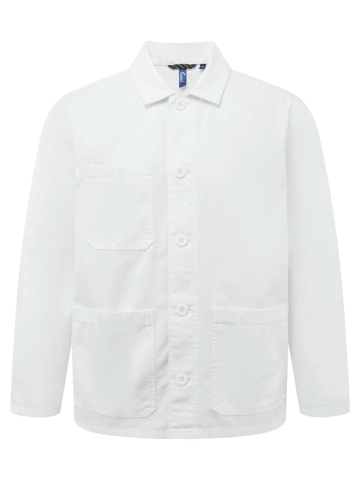 'Utility 2.0' Chore Jacket Unisex – Premier – Farbe Weiß – individuell veredelbar