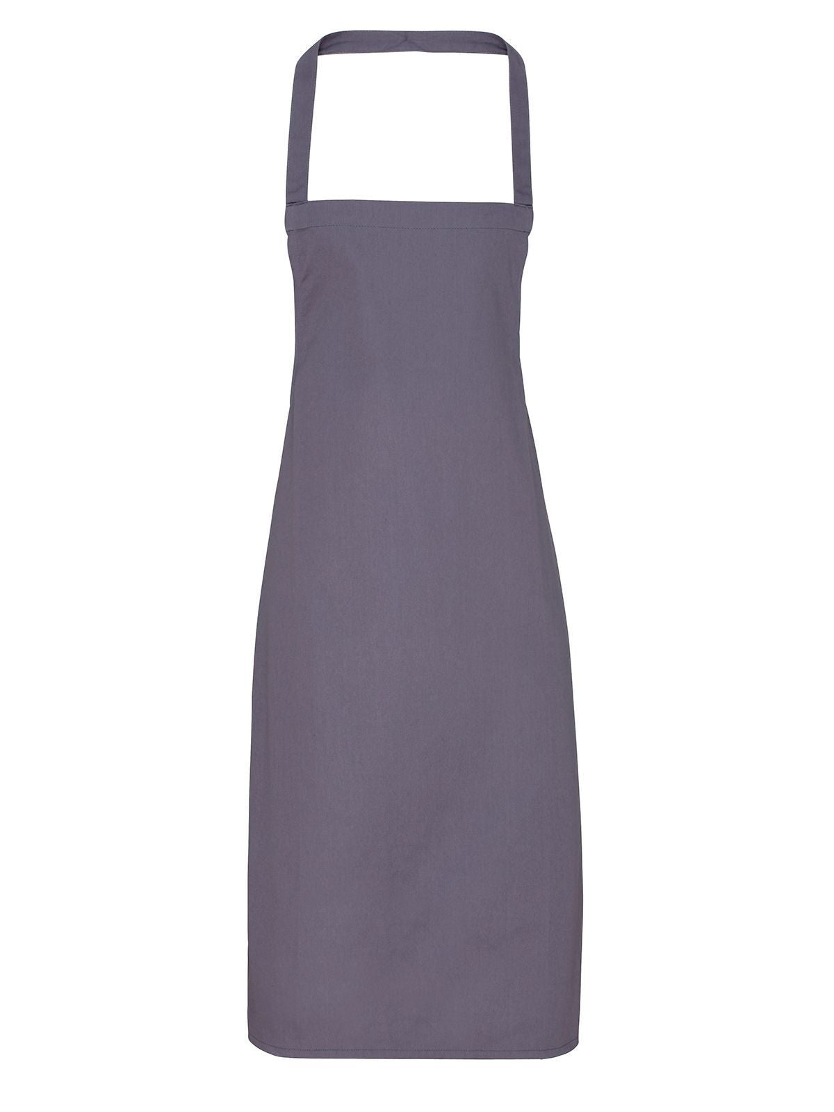 Cotton Bib Apron Schürze / Kasack – Premier – Farbe Dunkelgrau – individuell veredelbar