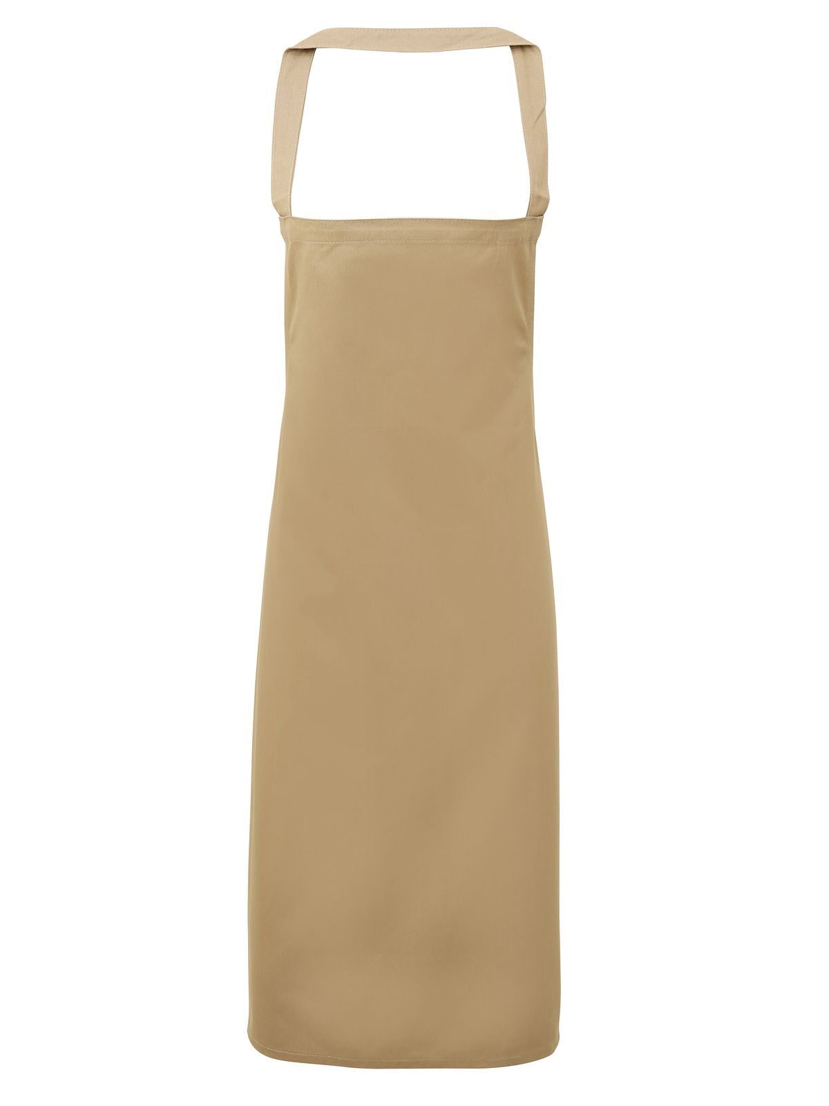 Cotton Bib Apron Schürze / Kasack – Premier – Farbe Khaki – individuell veredelbar