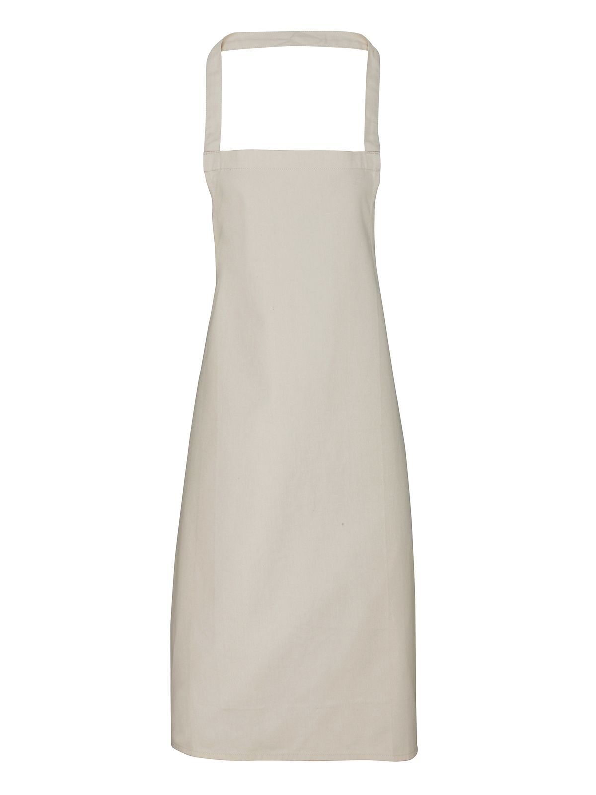 Cotton Bib Apron Schürze / Kasack – Premier – Farbe Natur – individuell veredelbar