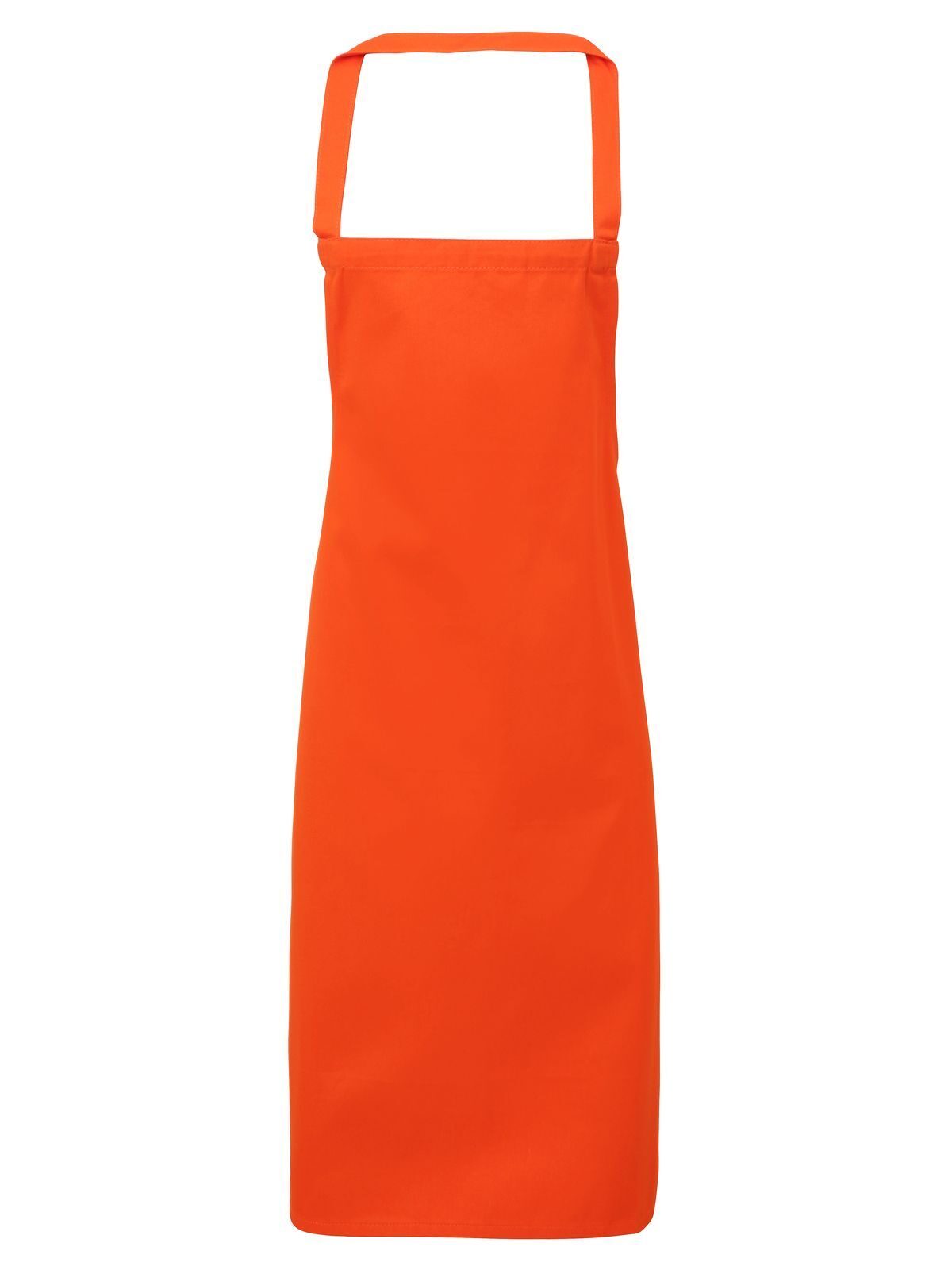 Cotton Bib Apron Schürze / Kasack – Premier – Farbe Orange – individuell veredelbar