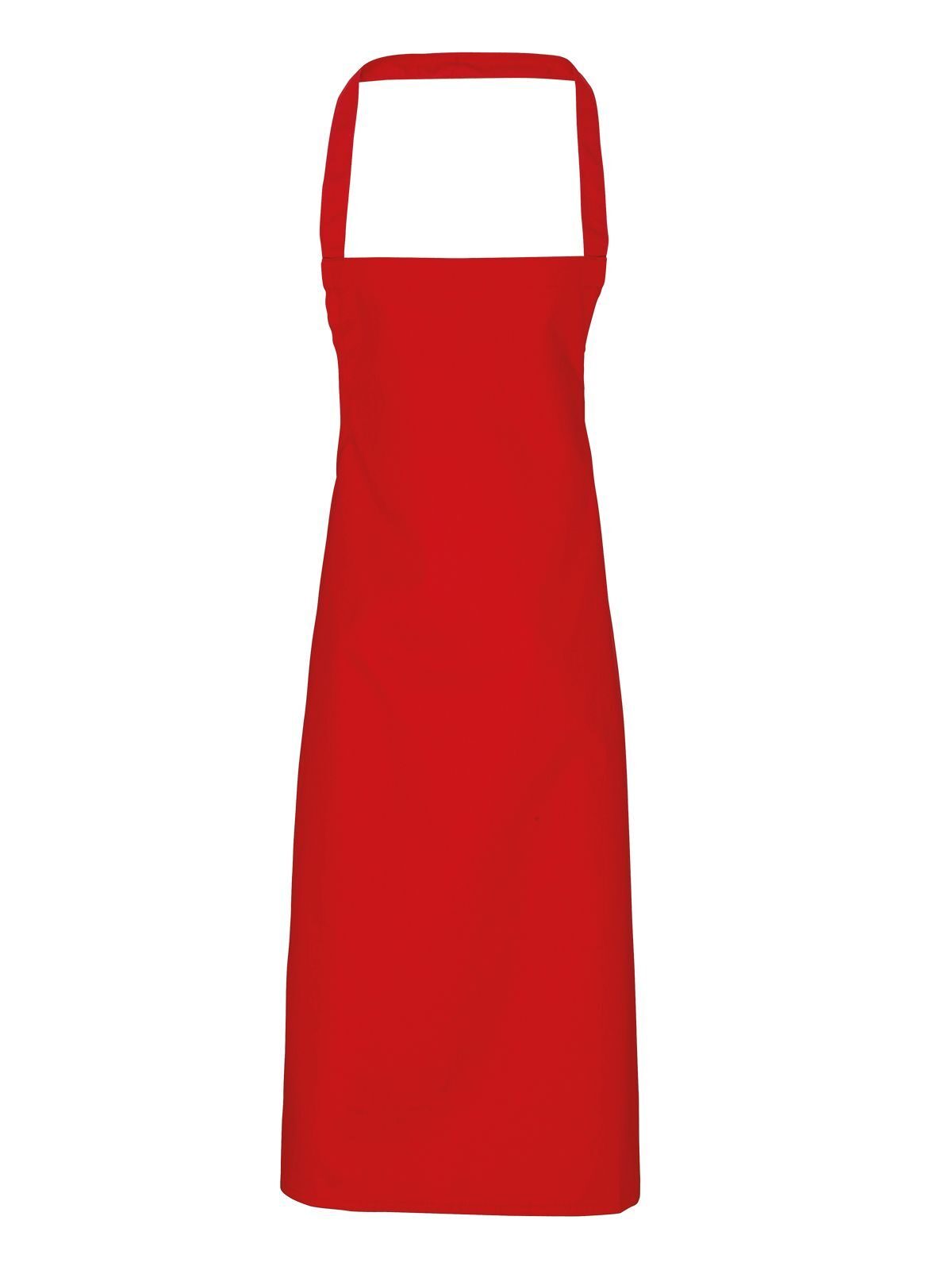 Cotton Bib Apron Schürze / Kasack – Premier – Farbe Rot – individuell veredelbar