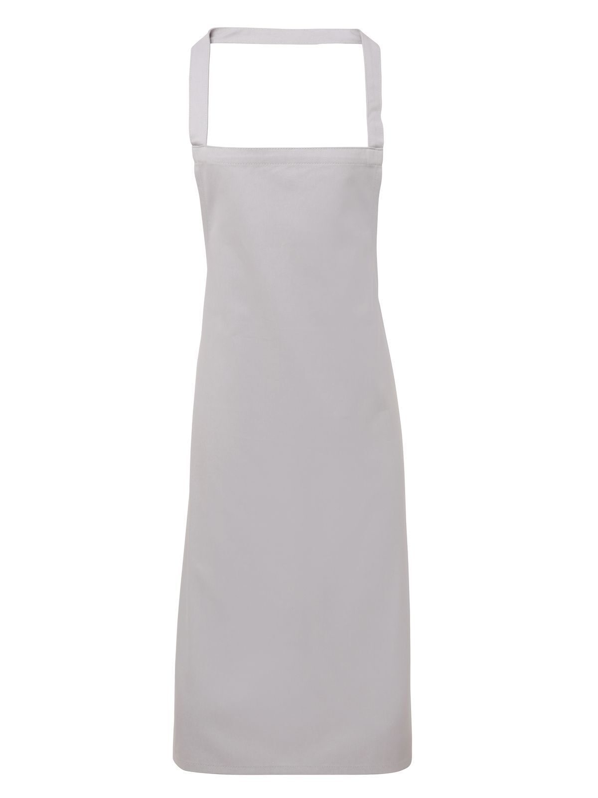 Cotton Bib Apron Schürze / Kasack – Premier – Farbe silver – individuell veredelbar