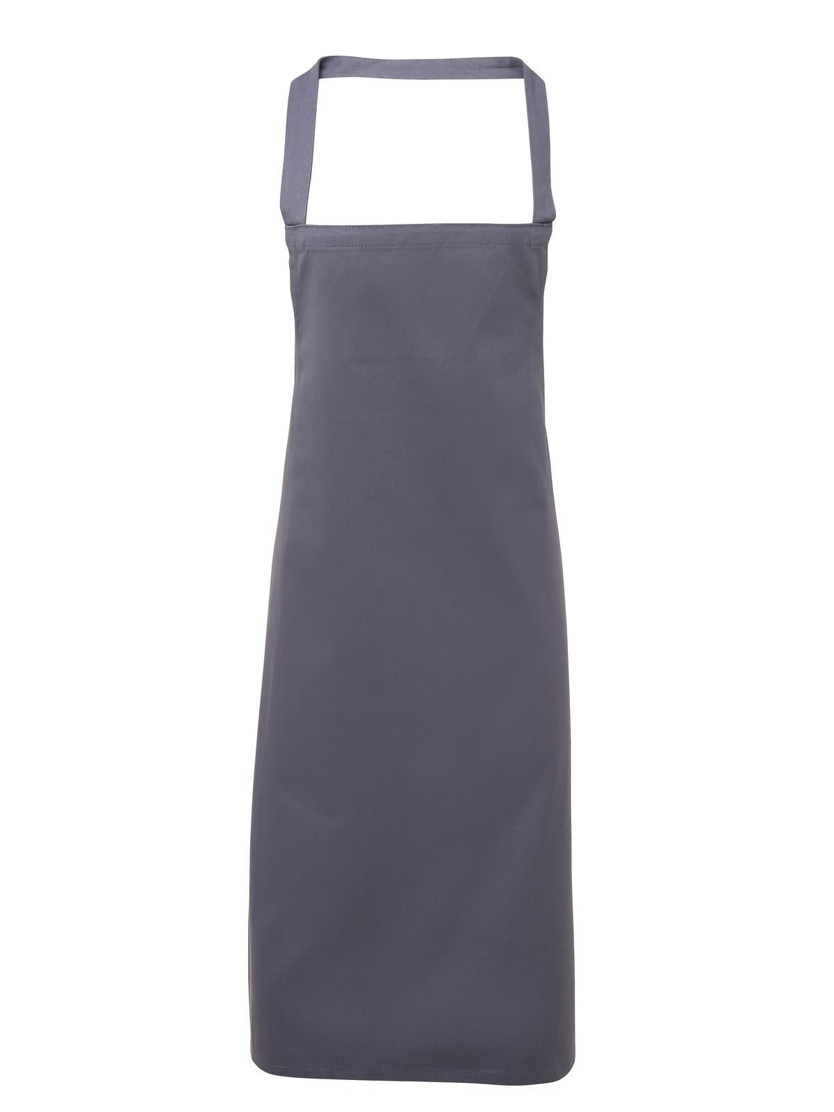 Cotton Bib Apron Schürze / Kasack – Premier – Farbe steel – individuell veredelbar