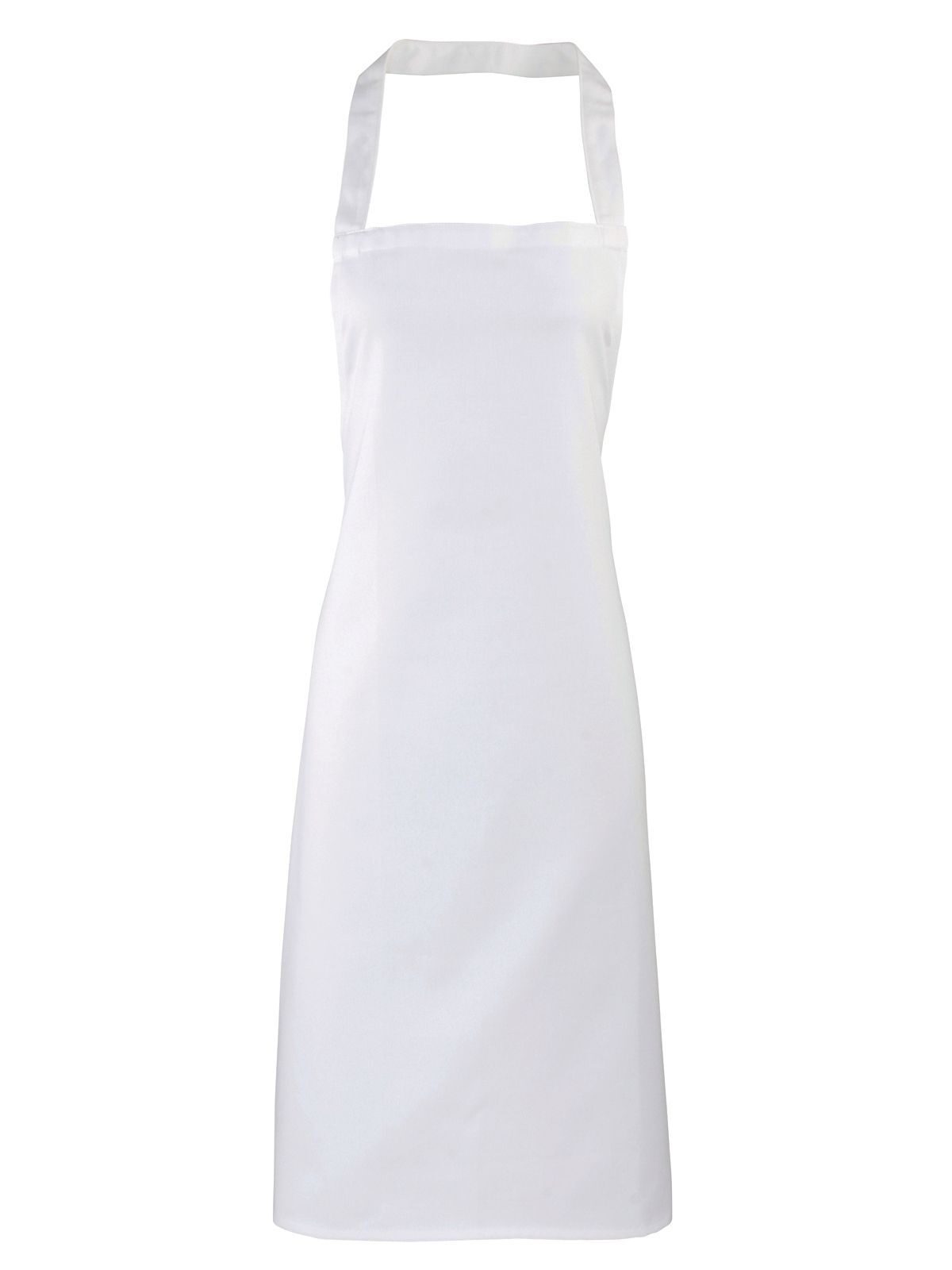 Cotton Bib Apron Schürze / Kasack – Premier – Farbe Weiß – individuell veredelbar