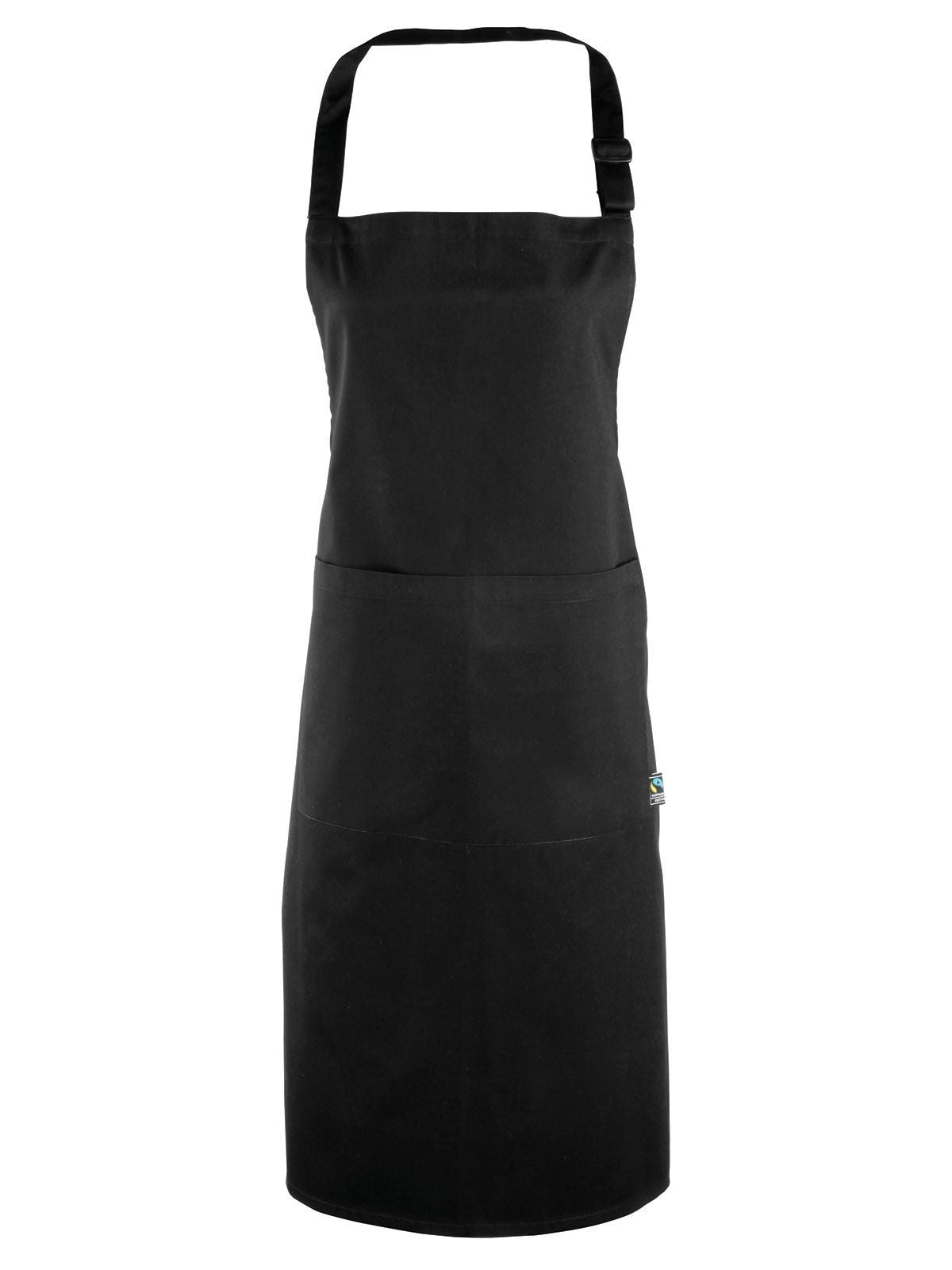 Fairtrade Bib Apron 100%C Schürze / Kasack – Premier – Farbe Schwarz – individuell veredelbar