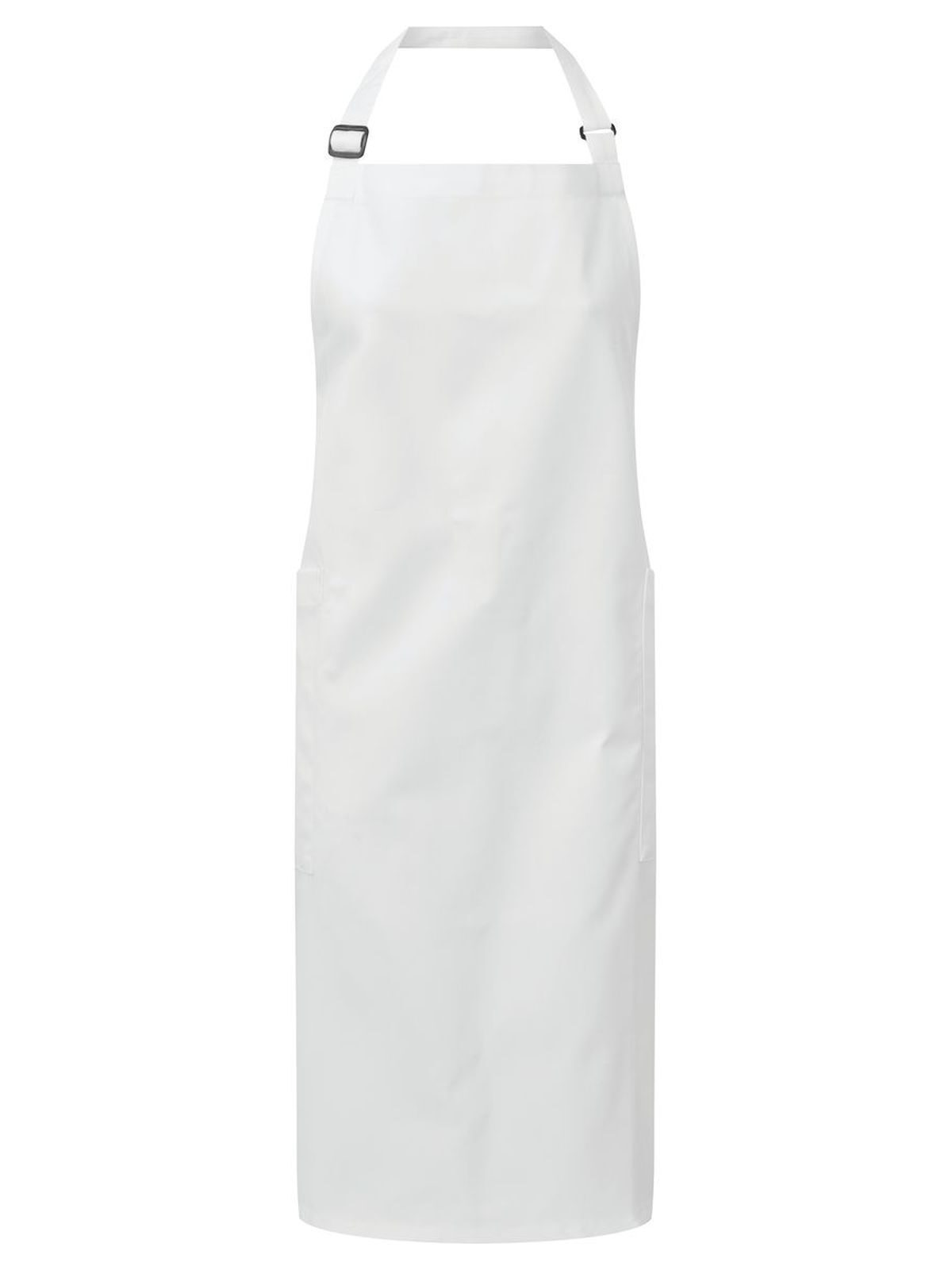 Recycled and Organic Fairtrade Bib Apron Herren Schürze / Kasack – Premier – Farbe Weiß – individuell veredelbar