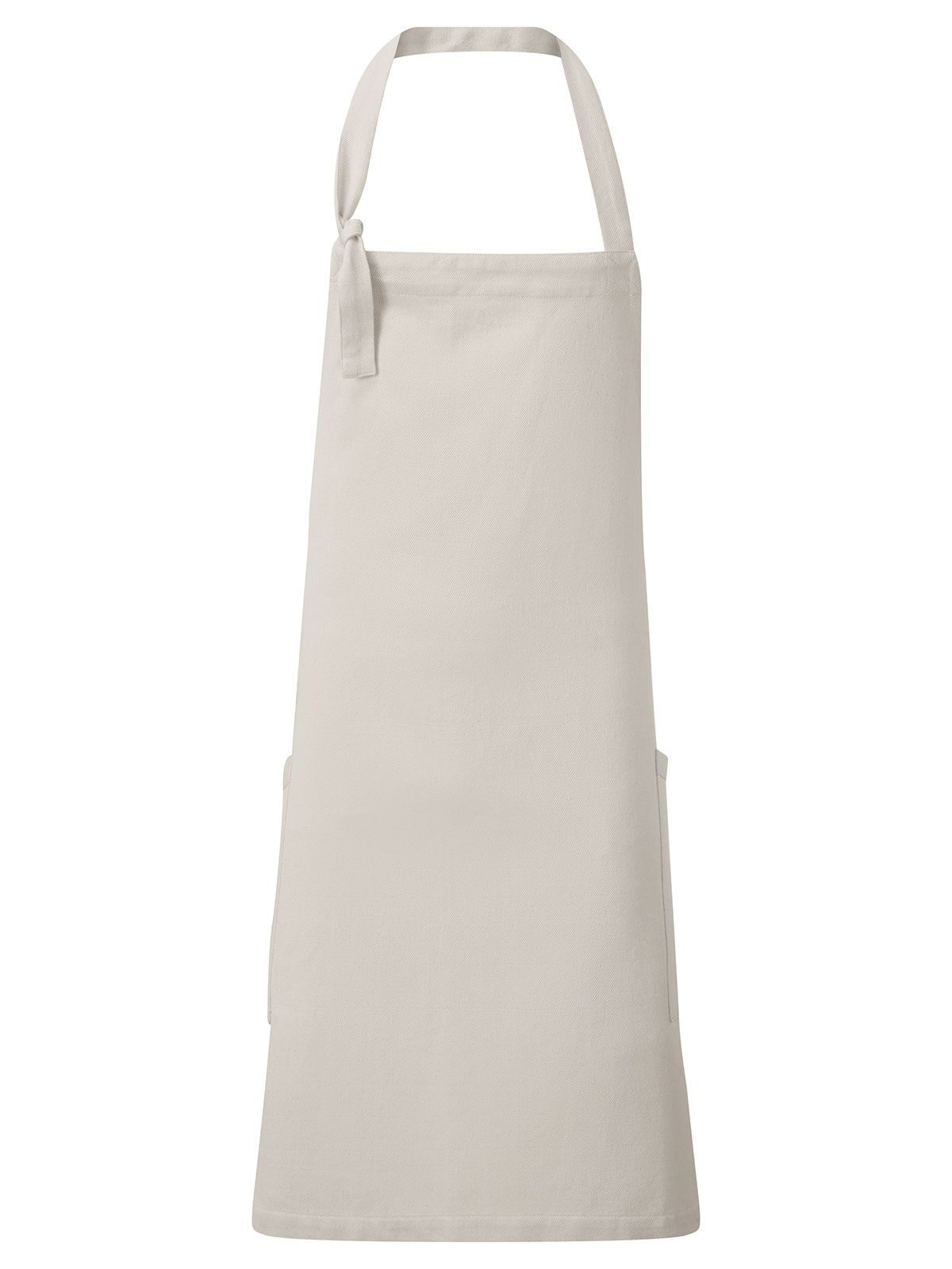 'Regenerate' Sustainable Bib Apron Schürze / Kasack – Premier – Farbe Natur – individuell veredelbar