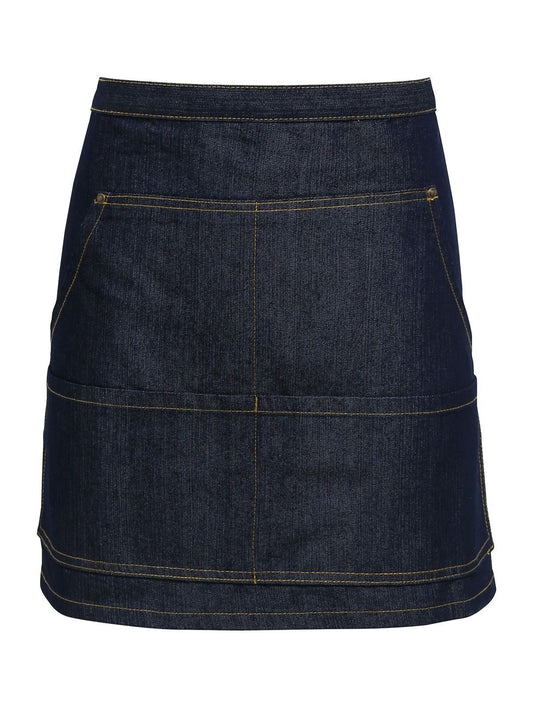 Jeans Stitch Denim Waist Apron Schürze / Kasack – Premier – Farbe indigo denim – individuell veredelbar