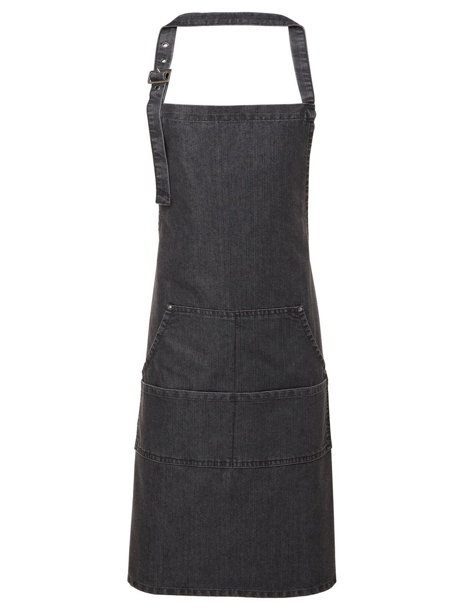 Jeans Stitch Denim Bib Apron Schürze / Kasack – Premier