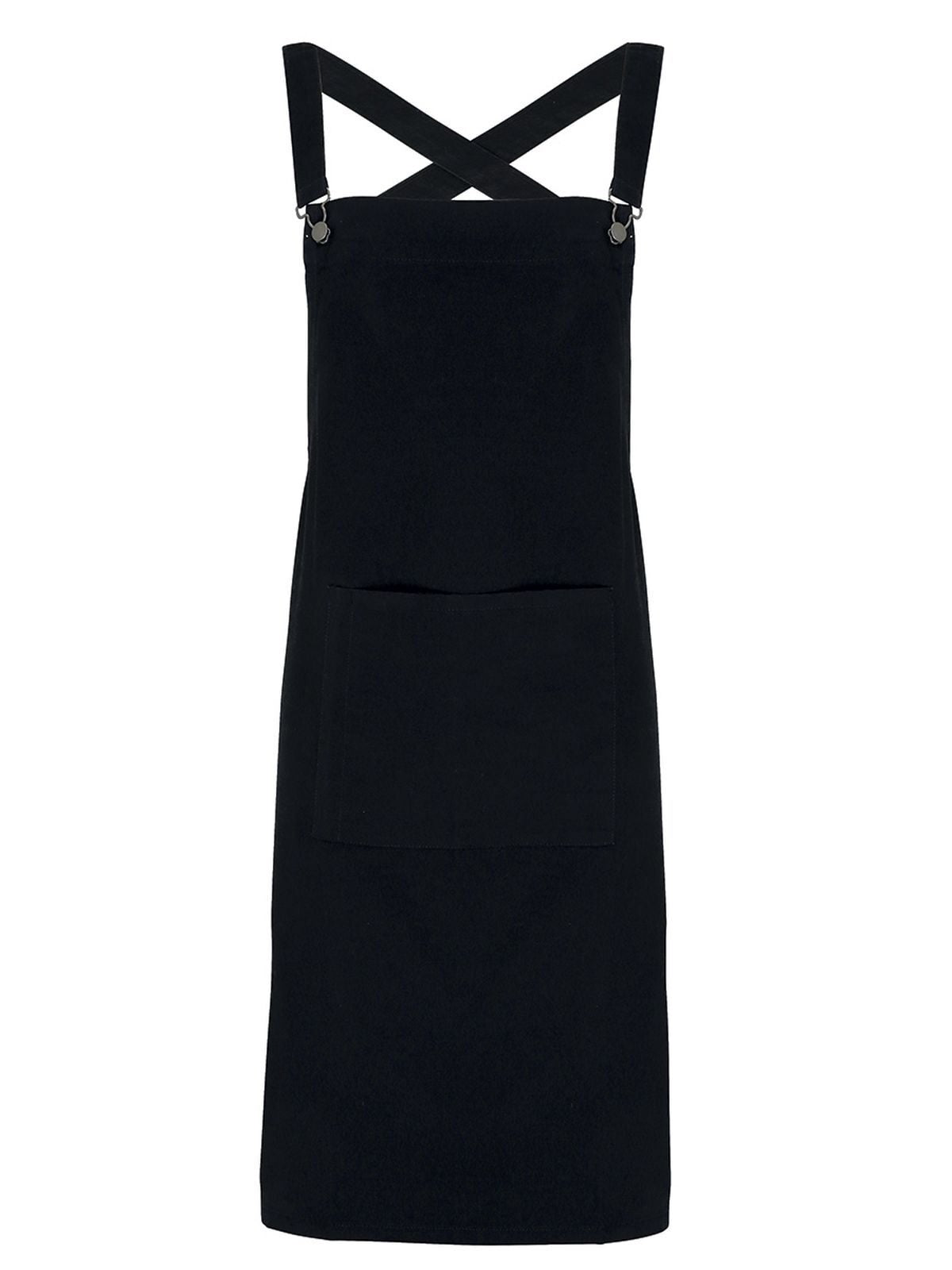 Cross Back "Barista" Bib Apron Schürze / Kasack – Premier – Farbe Schwarz – individuell veredelbar