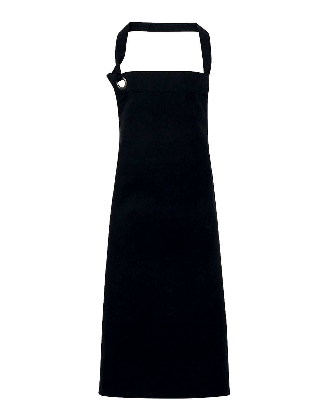 Calibre Heavy Cotton Canvas Bib Apron Schürze / Kasack – Premier – Farbe Schwarz – individuell veredelbar